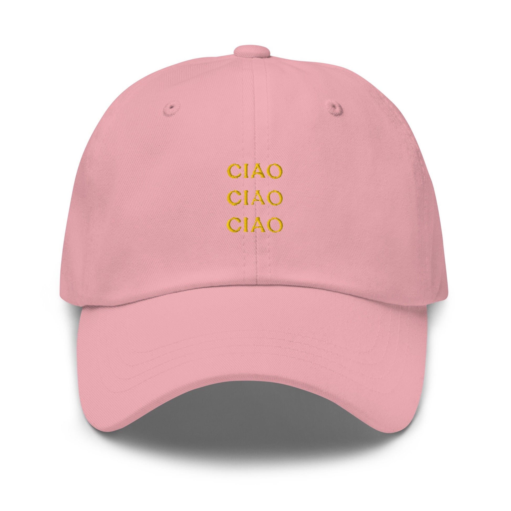 Ciao Hat - Italy, Italian, Hello, Goodbye - Cotton Embroidered Cap