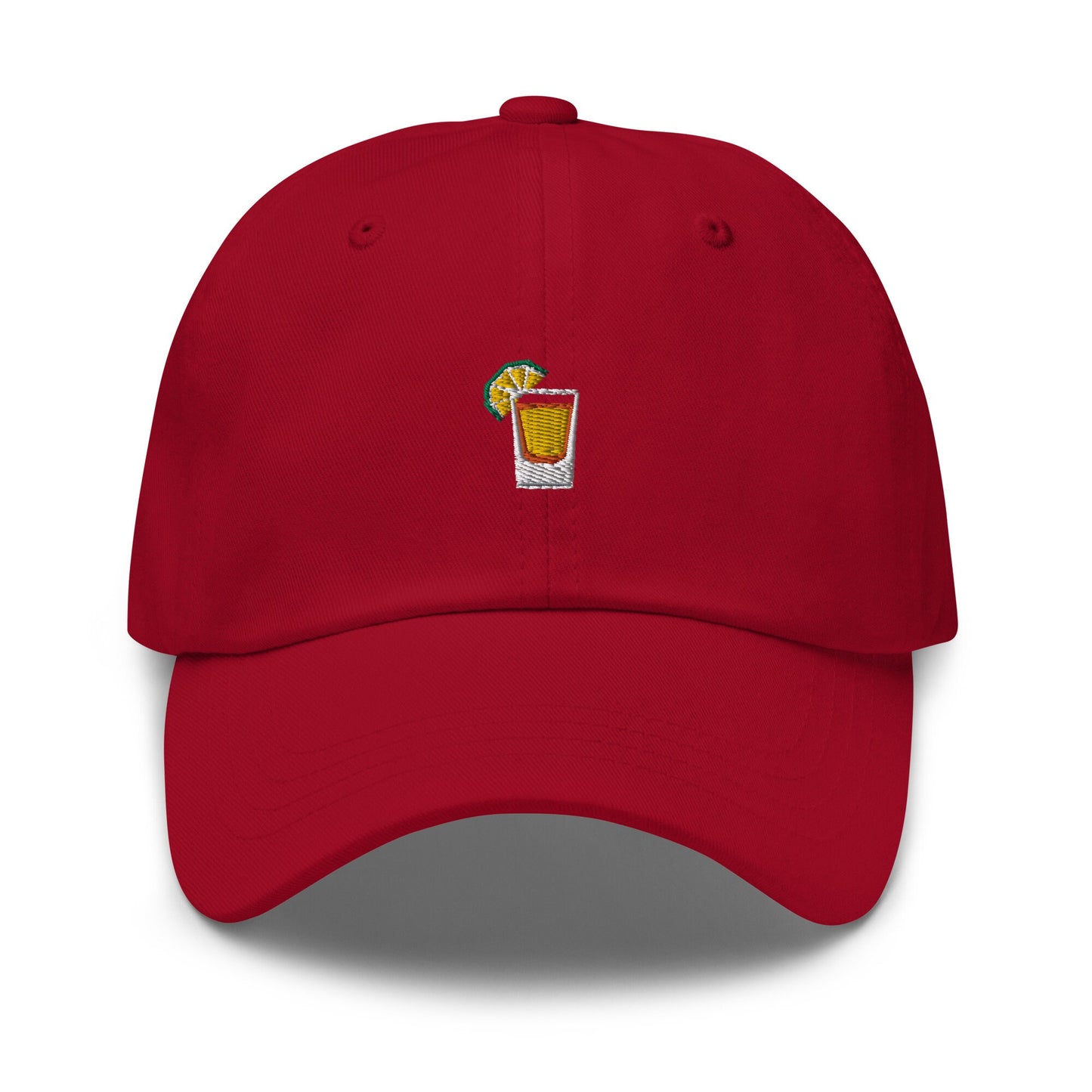 Tequila Shot Dad Hat - Gift for Mexican Spirit Lovers and Party Goers - Multiple Colors - Cotton Embroidered Cap