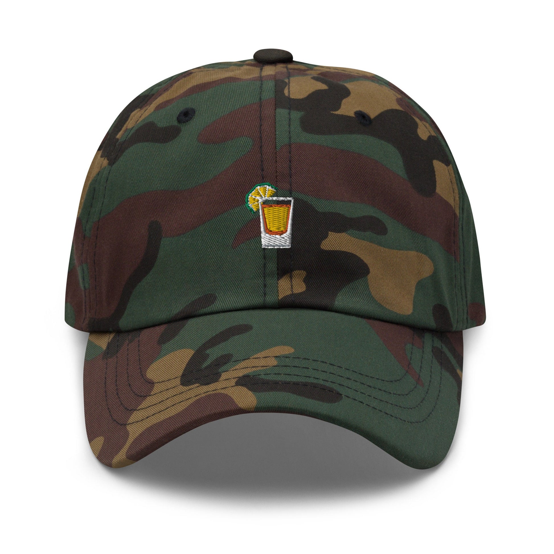 Tequila Shot Dad Hat - Gift for Mexican Spirit Lovers and Party Goers - Multiple Colors - Cotton Embroidered Cap