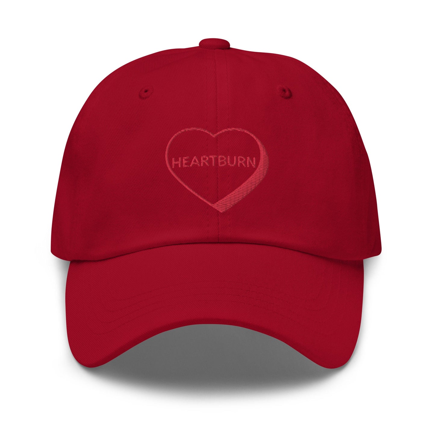Heartburn Hat - Multiple Colors - Cotton Embroidered Cap