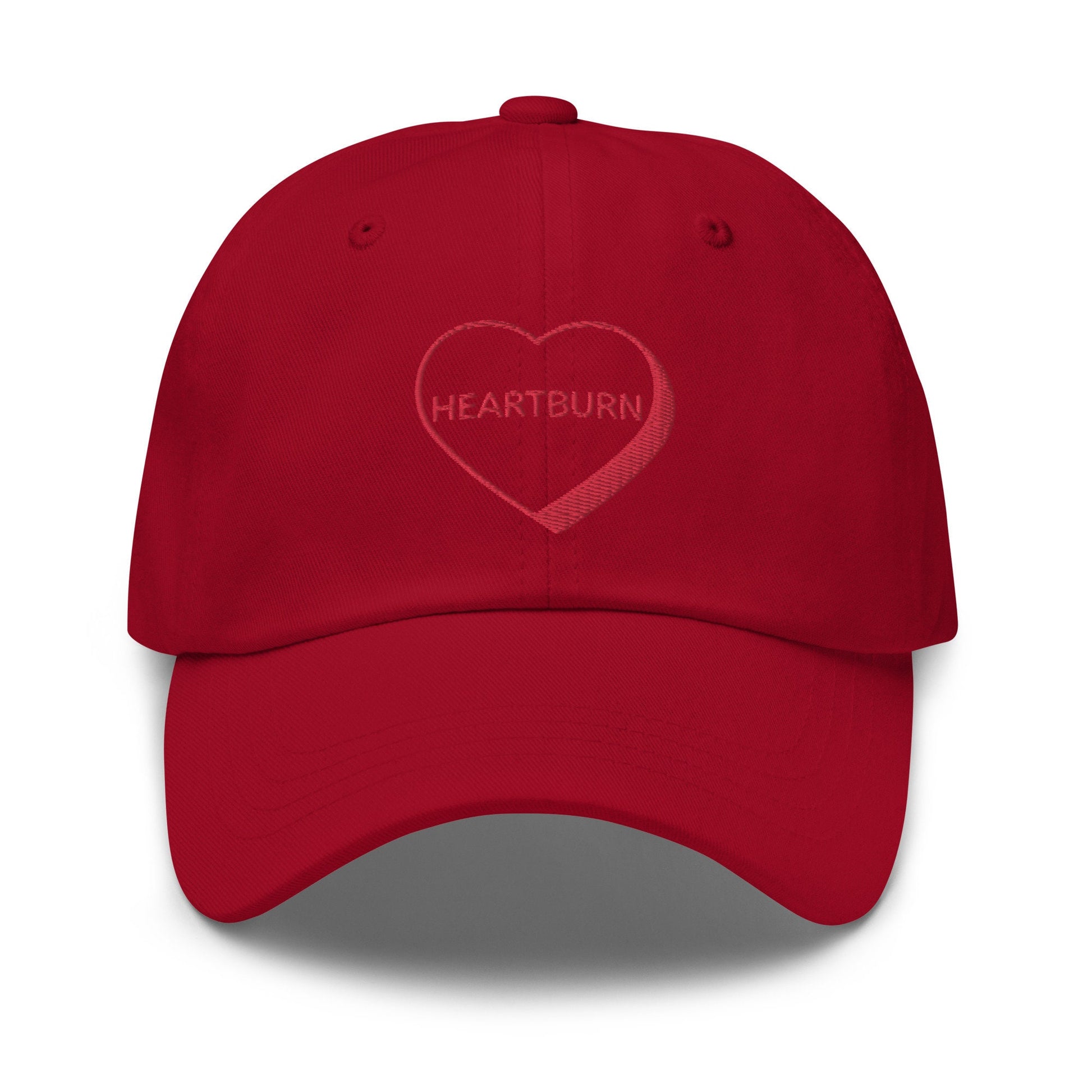 Heartburn Hat - Multiple Colors - Cotton Embroidered Cap