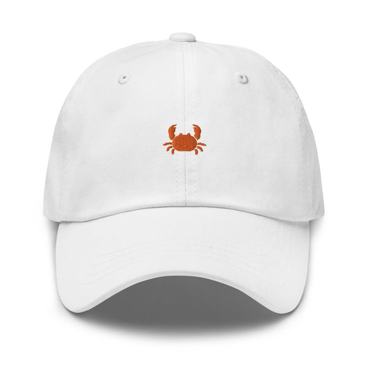 Crab Dad Hat - Cotton Embroidered Cap - Multiple Colors