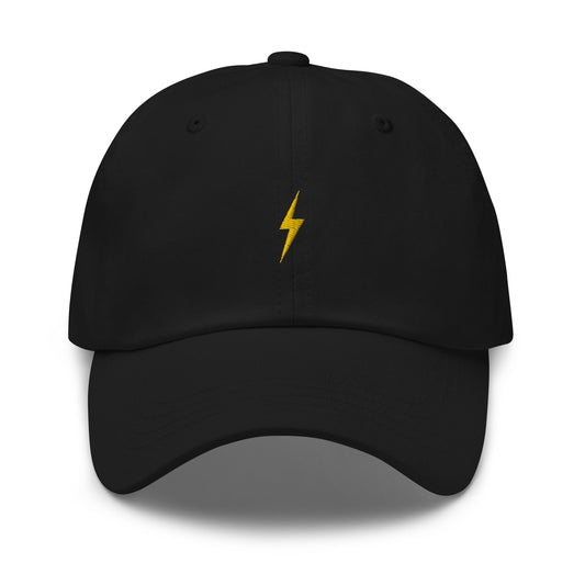 Lightning Bolt Hat - Cotton Embroidered Cap - Multiple Colors