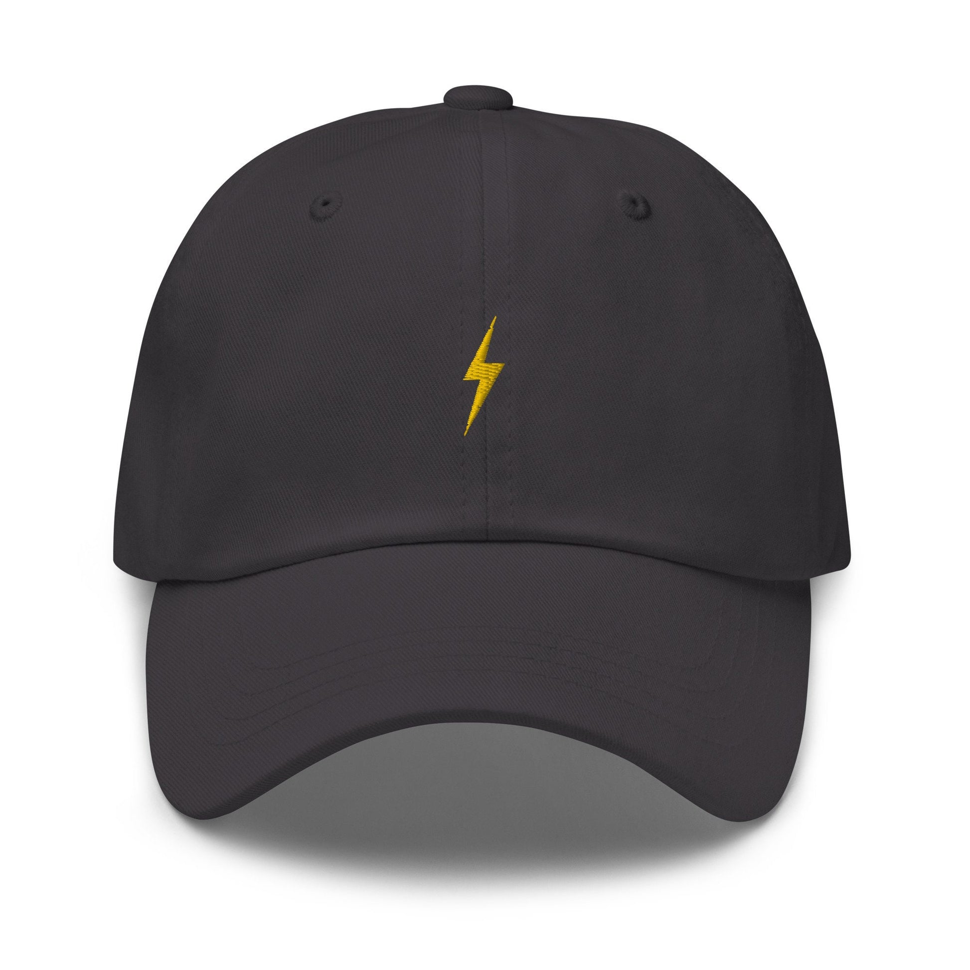 Lightning Bolt Hat - Cotton Embroidered Cap - Multiple Colors