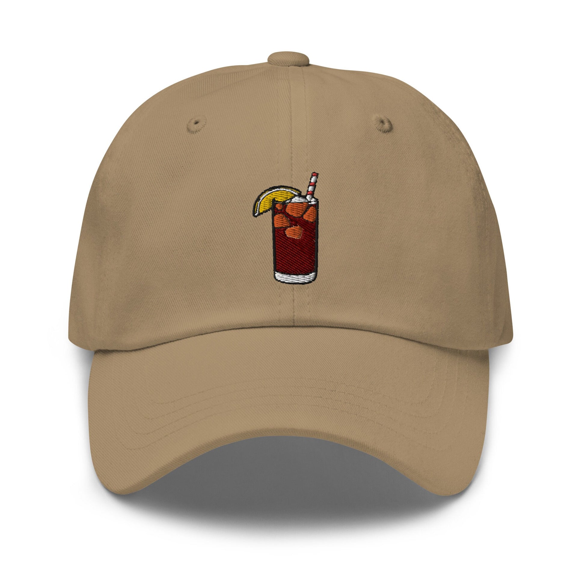 Long Island Iced Tea Dad Hat  - Gift for Gin, Vodka, Tequila, Rum based cocktail lovers - Embroidered Cotton Cap