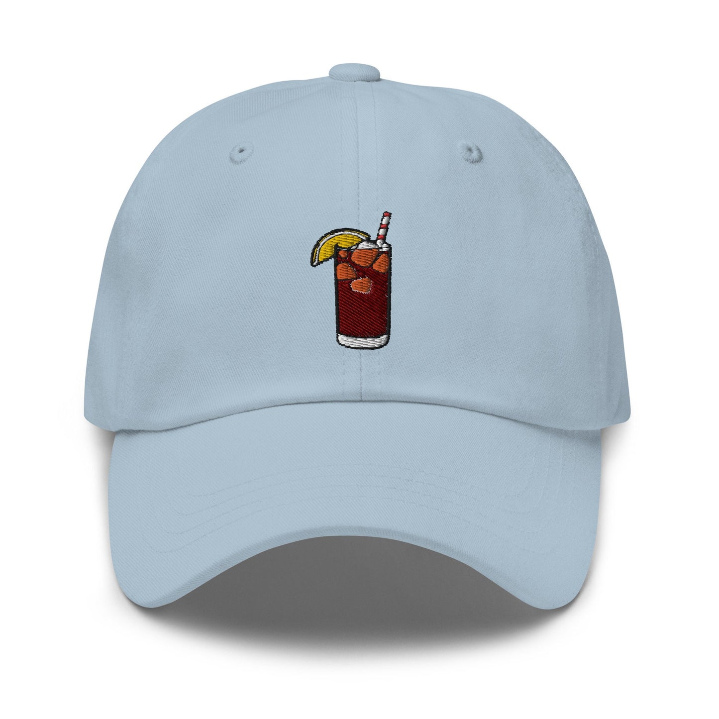 Long Island Iced Tea Dad Hat  - Gift for Gin, Vodka, Tequila, Rum based cocktail lovers - Embroidered Cotton Cap