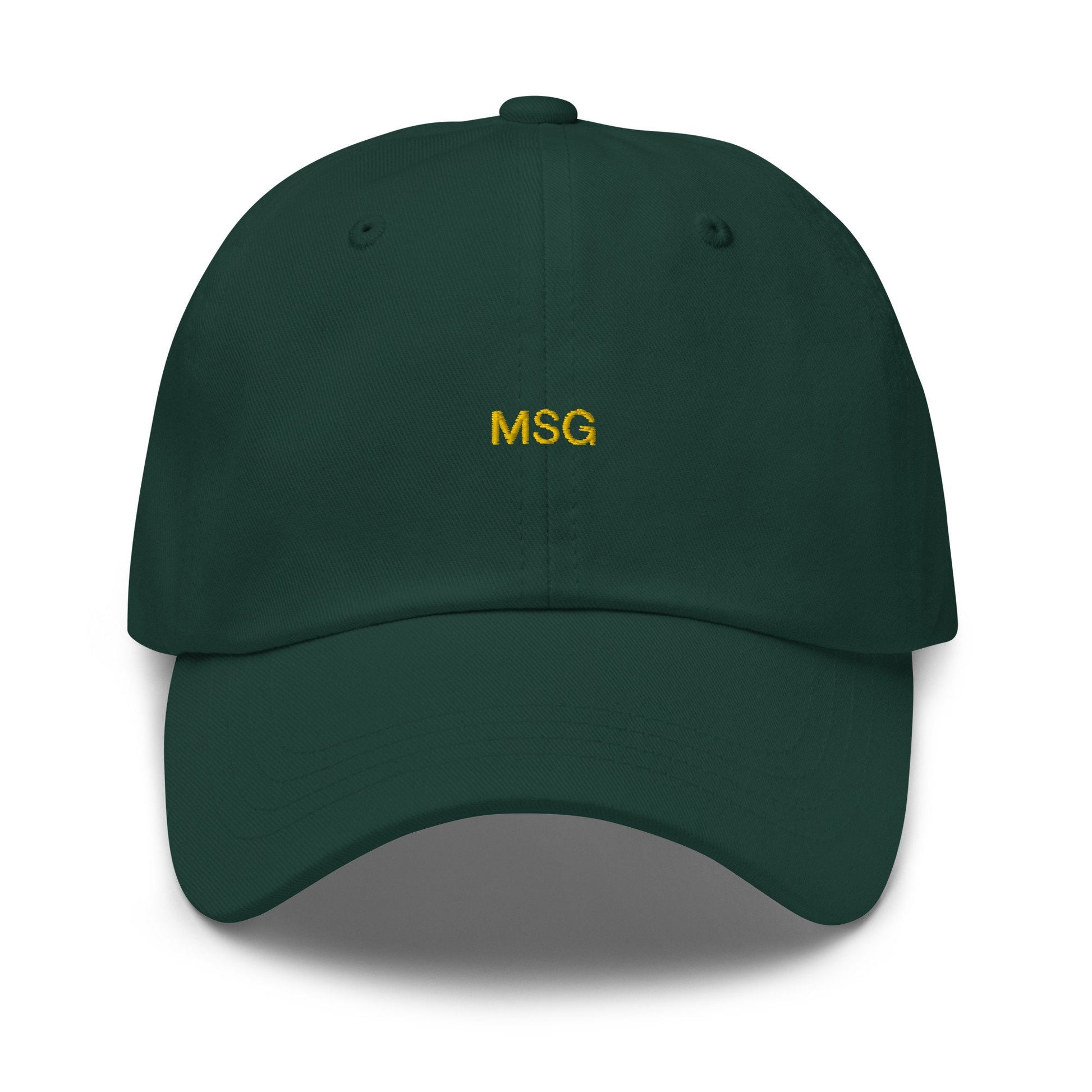 MSG Dad Hat - Gift for Asian Food Lovers - Cotton Embroidered Baseball Cap - Multiple Colors