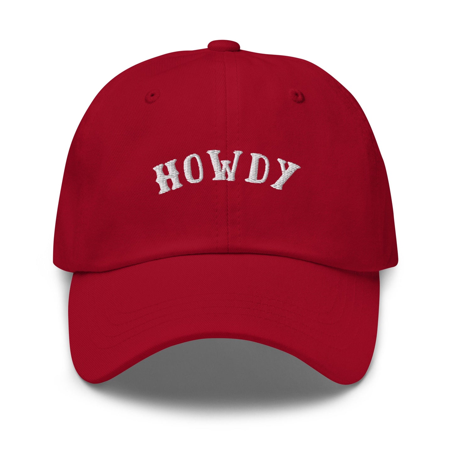Howdy Dad Hat - Embroidered Cotton Cap