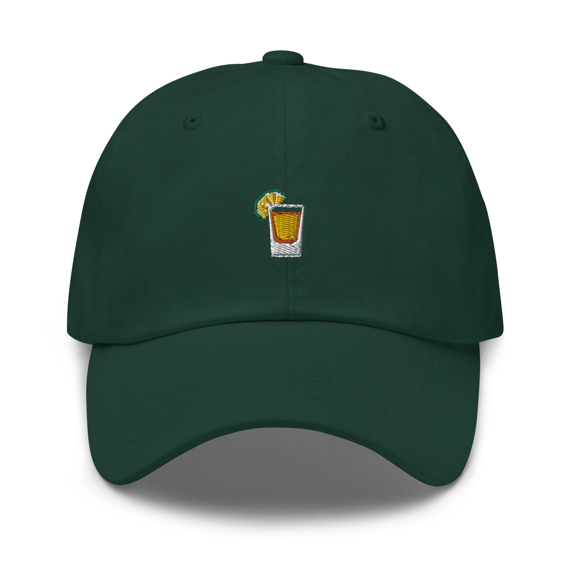 Tequila Shot Dad Hat - Gift for Mexican Spirit Lovers and Party Goers - Multiple Colors - Cotton Embroidered Cap