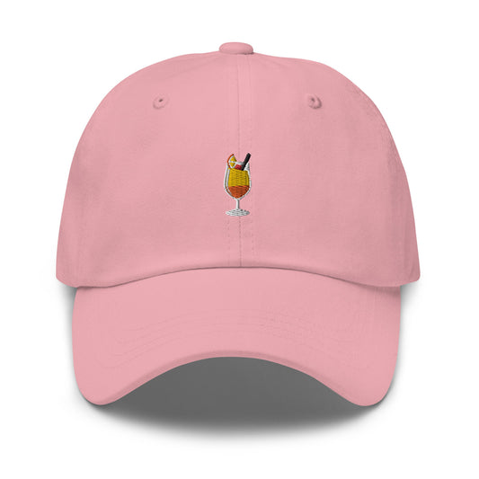 Tequila Sunrise Dad Hat  - Gift for Tequila based cocktail lovers - Embroidered Cotton Cap