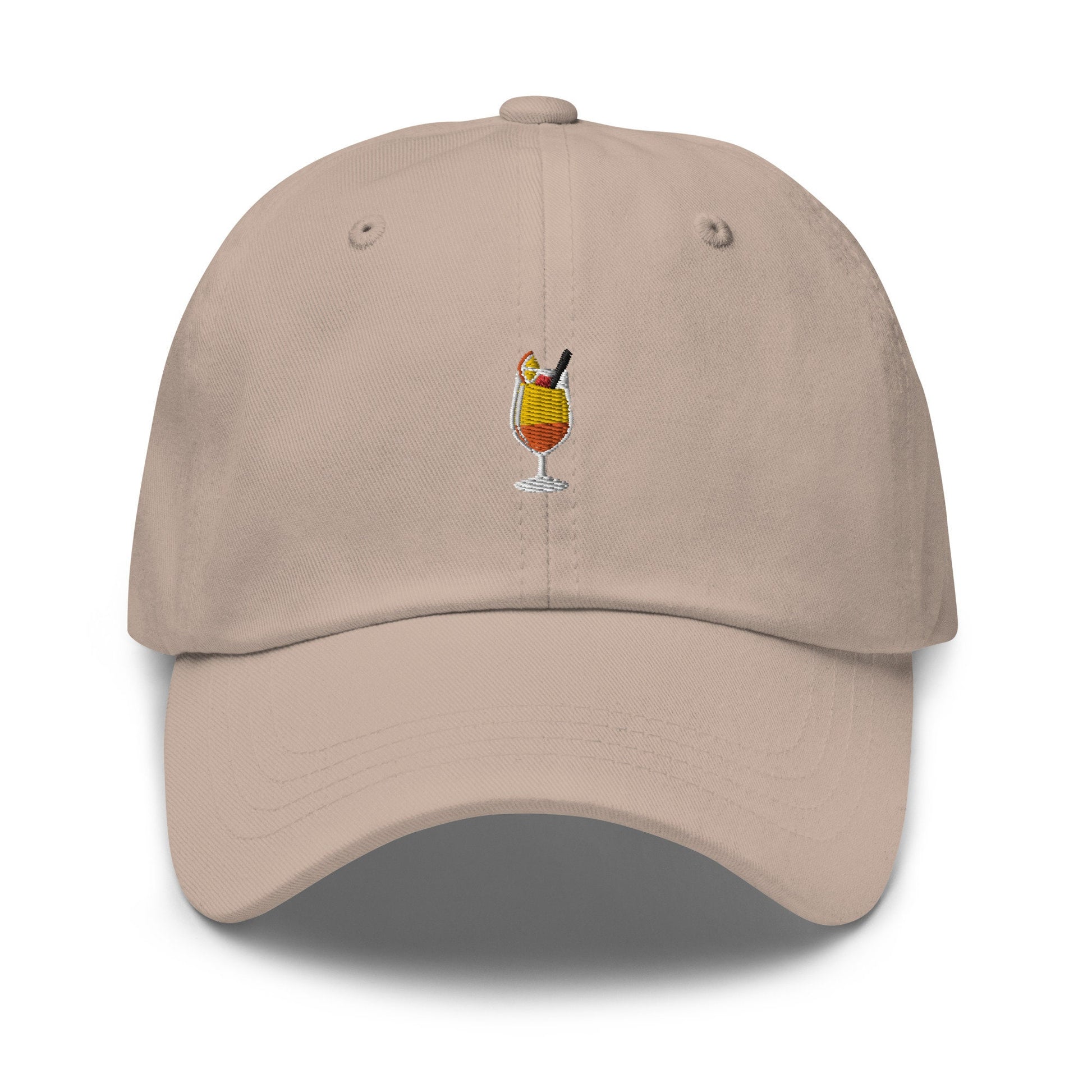 Tequila Sunrise Dad Hat  - Gift for Tequila based cocktail lovers - Embroidered Cotton Cap