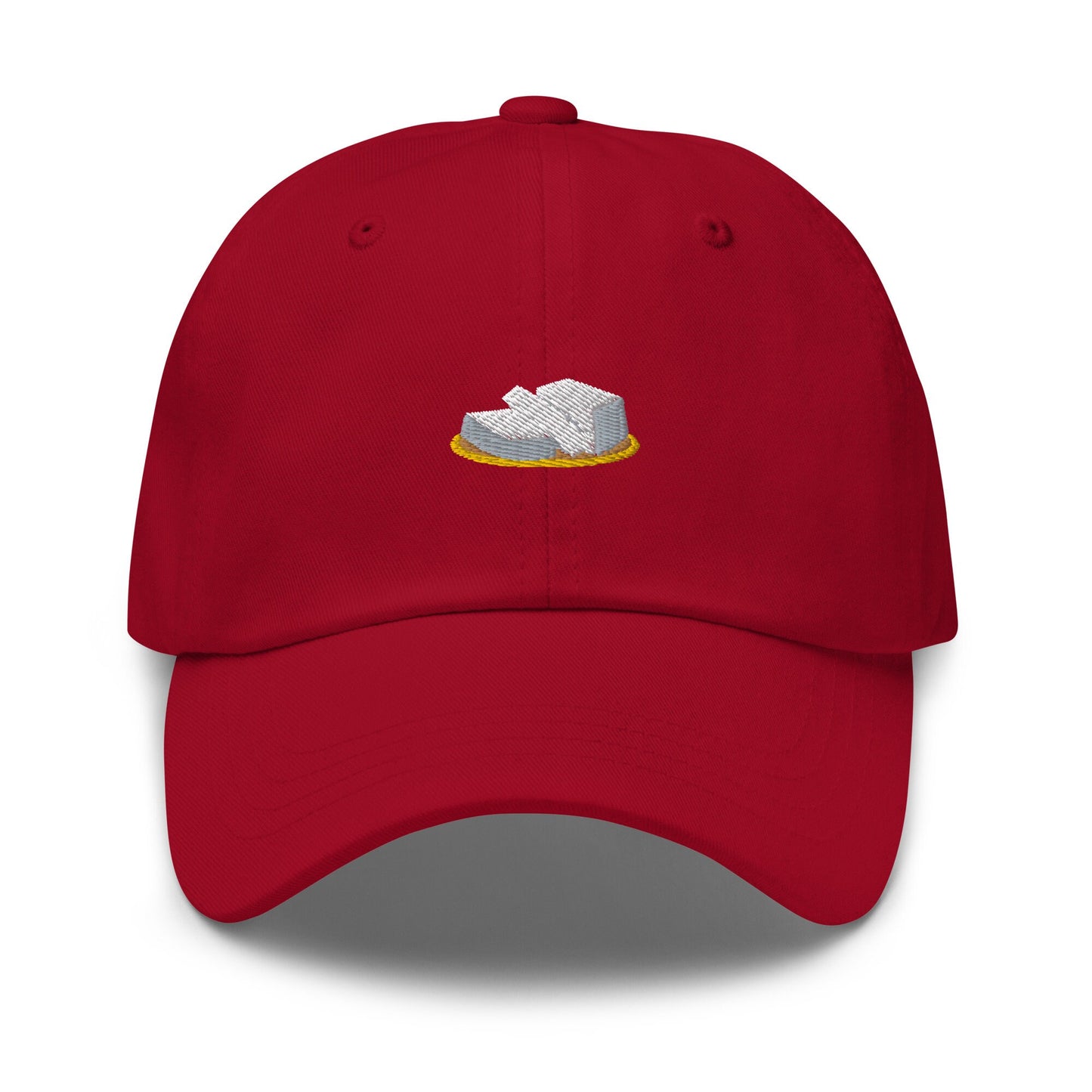 Tofu Hat - Asian Food Lovers - Soy Bean Stans - 100% Embroidered Cotton Dad Hat - Multiple Colours