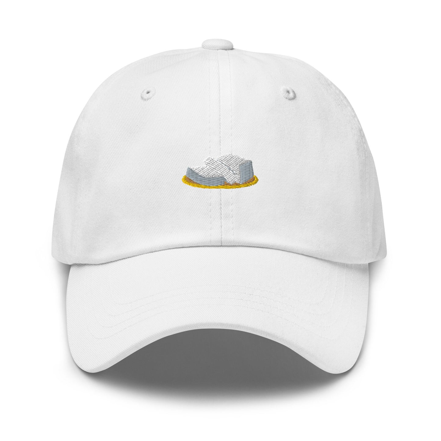 Tofu Hat - Asian Food Lovers - Soy Bean Stans - 100% Embroidered Cotton Dad Hat - Multiple Colours