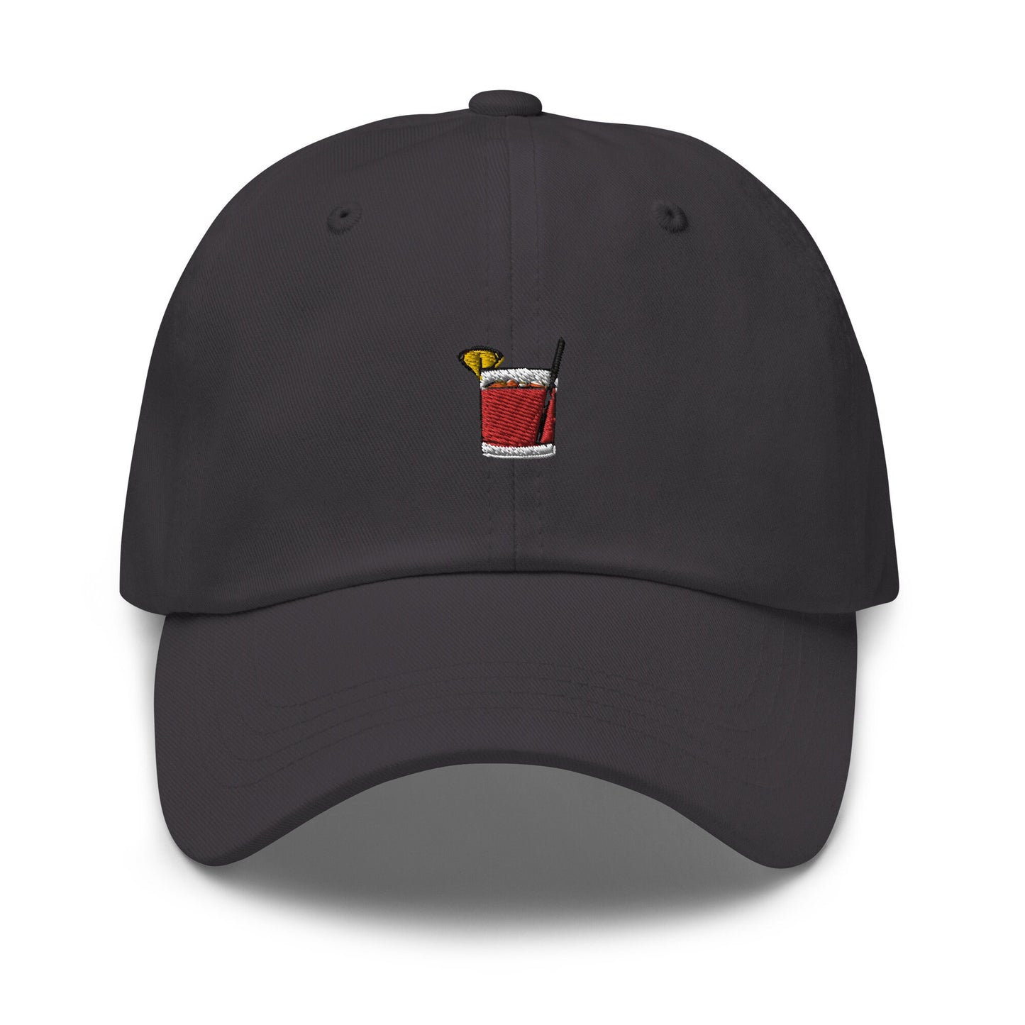 Old Fashioned Dad Hat - Gift for Cocktail Lovers - Minimalist Embroidered Cap - Multiple Colours