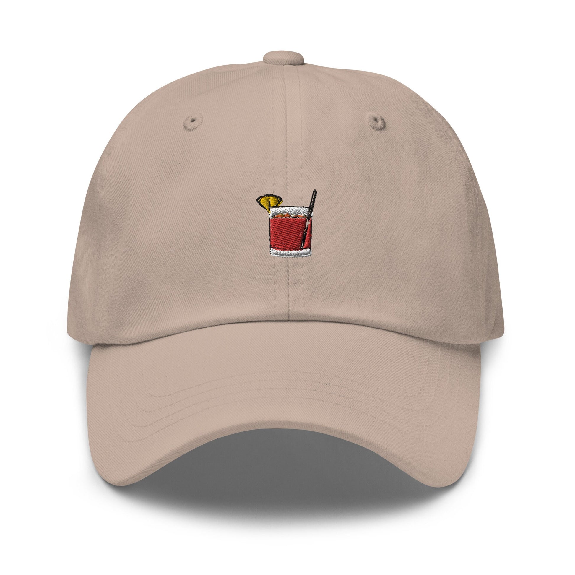 Old Fashioned Dad Hat - Gift for Cocktail Lovers - Minimalist Embroidered Cap - Multiple Colours