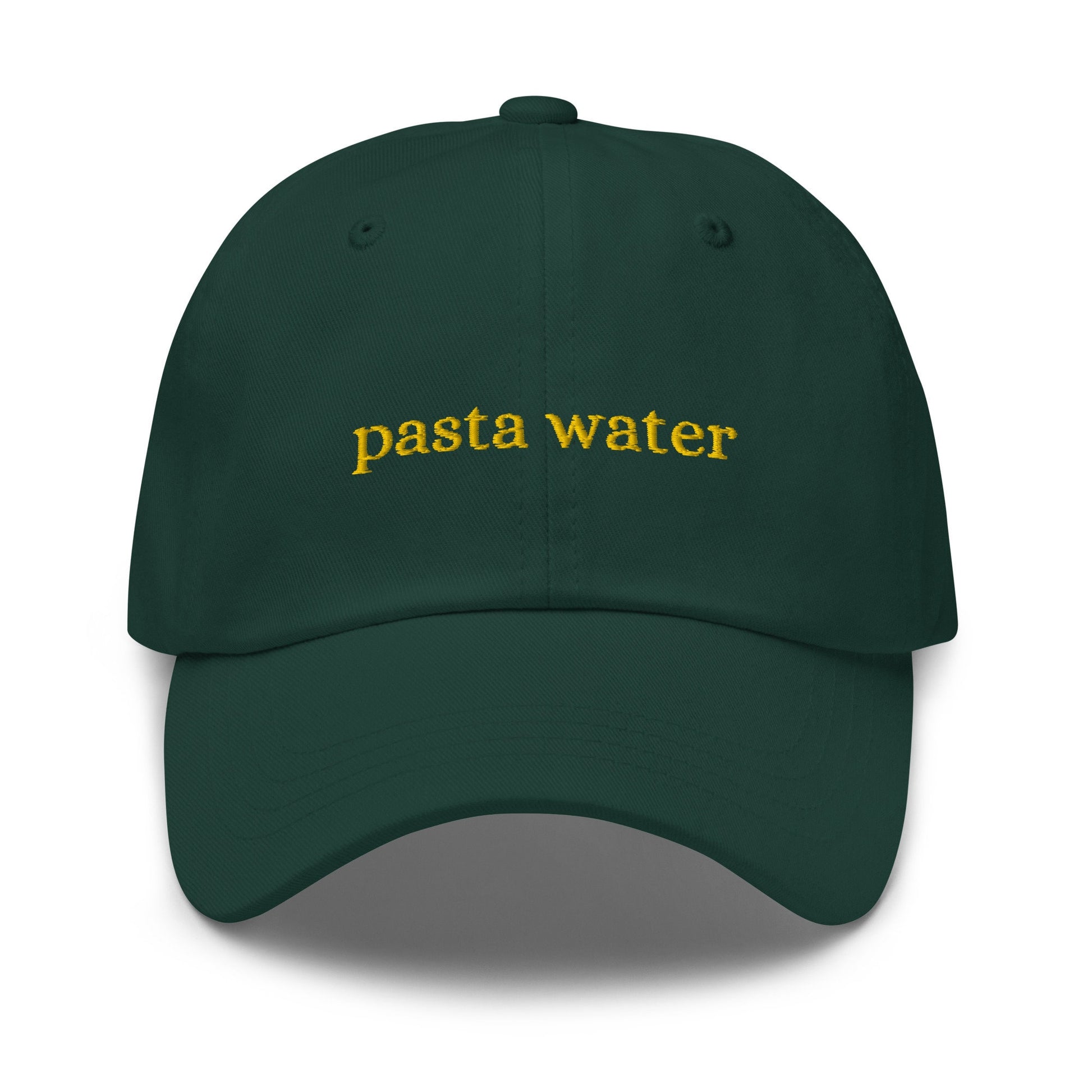 Pasta Water Dad Hat - Home Chefs - Foodies - Italian Food Lovers - Cotton Embroidered Cap - Multiple Colors