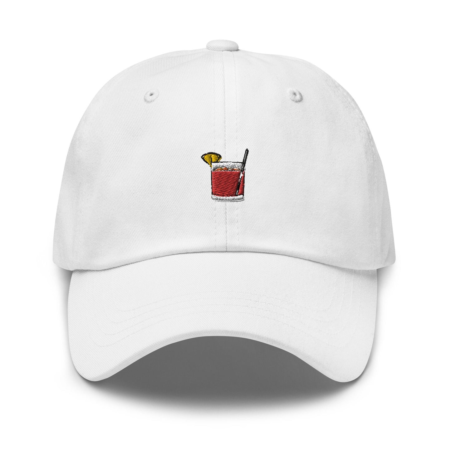 Old Fashioned Dad Hat - Gift for Cocktail Lovers - Minimalist Embroidered Cap - Multiple Colours