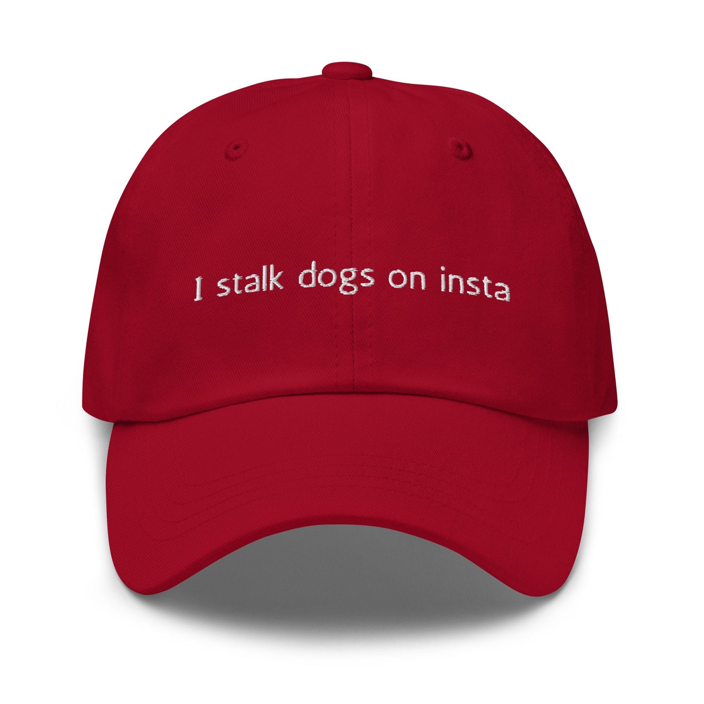 Dog Lover Dad Hat - Cotton Embroidered Cap - Multiple Colors