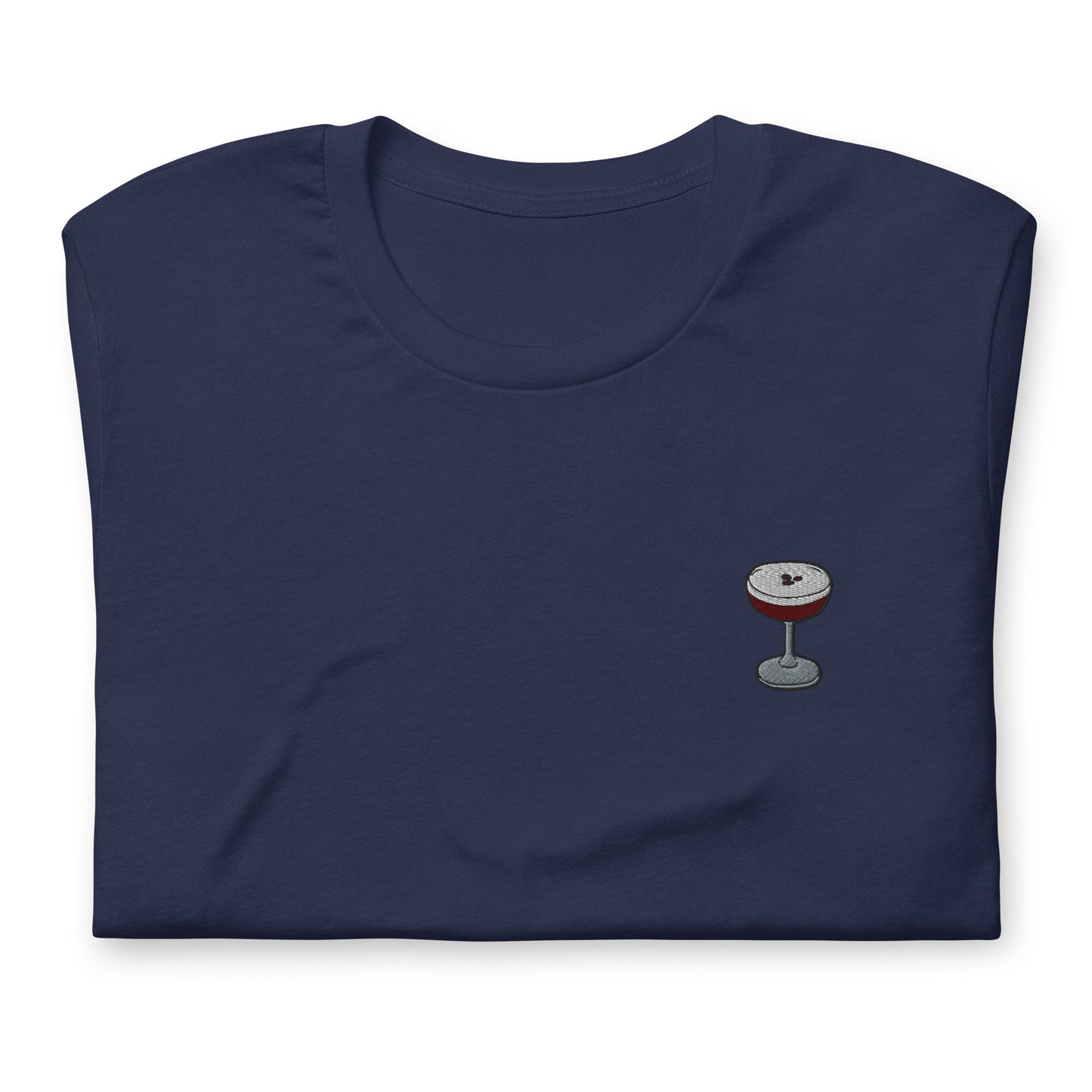 Espresso Martini T Shirt - Gift for Cocktail Lovers - Minimalist Embroidered Shirt - Multiple Colours