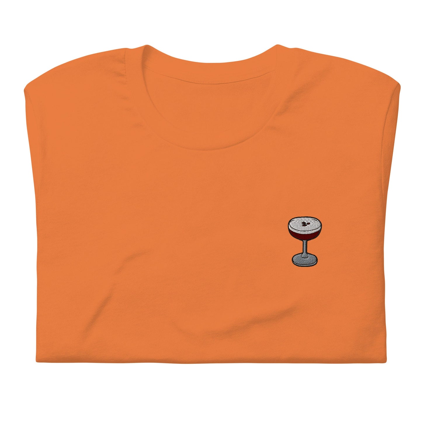 Espresso Martini T Shirt - Gift for Cocktail Lovers - Minimalist Embroidered Shirt - Multiple Colours