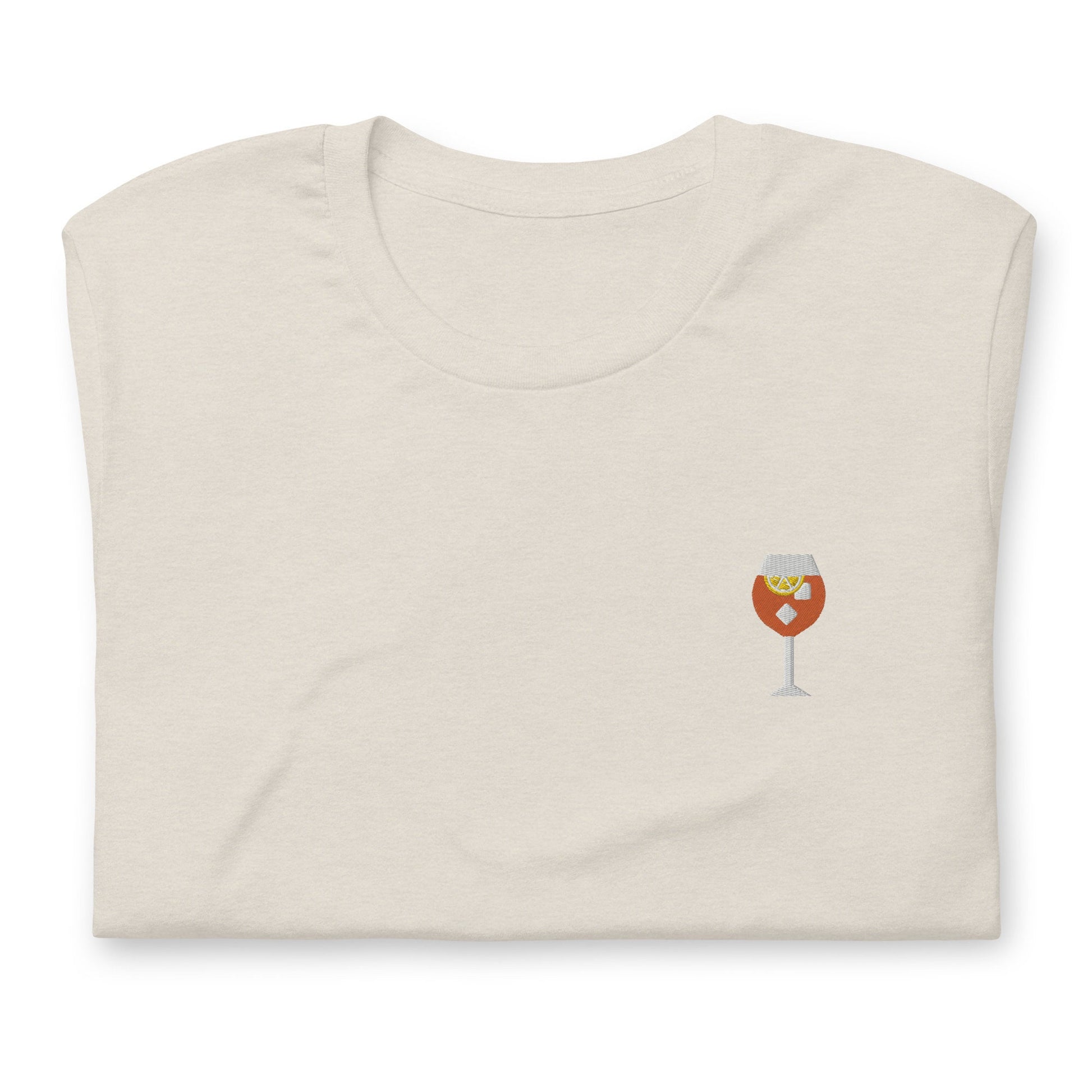 Spritz T Shirt - Minimalist Embroidered Shirt - Multiple Colours