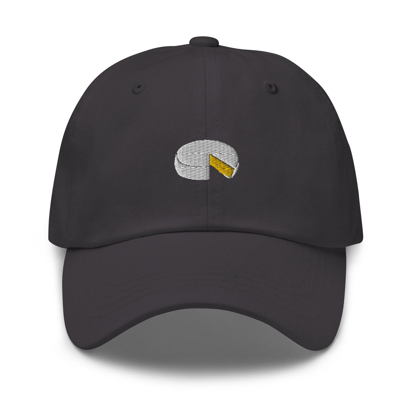 Brie Dad Hat - Gift for Cheese Lovers - Minimalist Embroidered Cap - Multiple Colours
