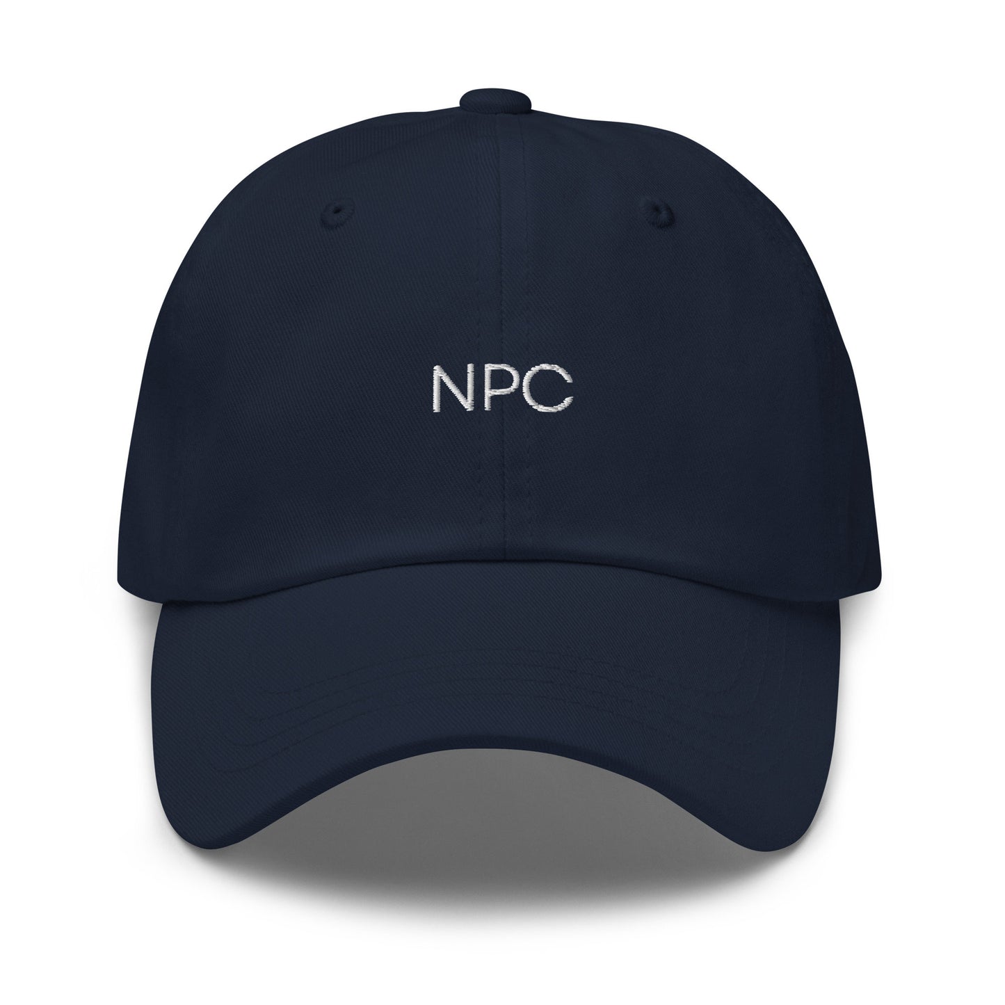 NPC Hat - Life is a Simulation - Non-player Character - Cotton Embroidered Cap
