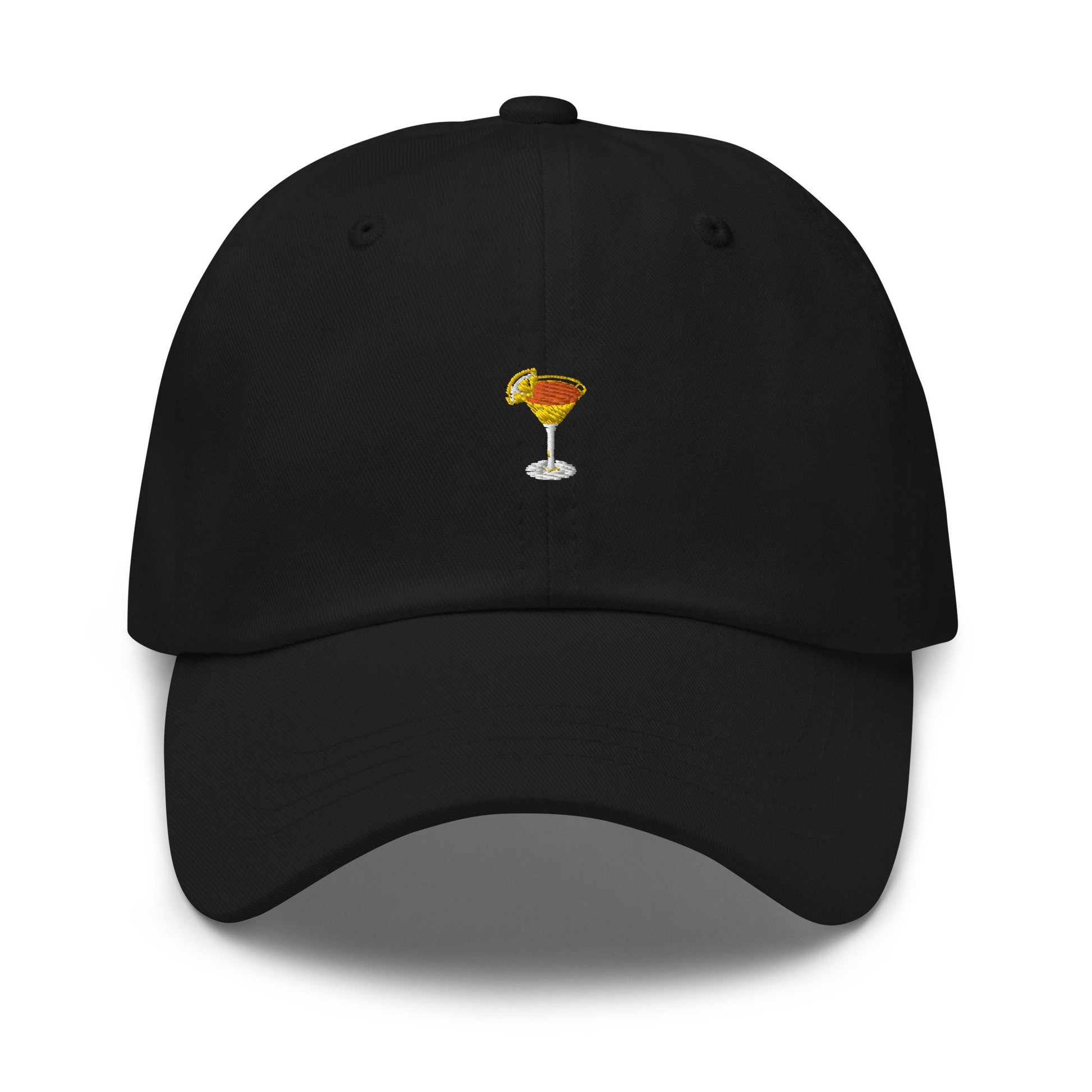 Sidecar Cocktail Dad Hat - Drink Hat - Cotton Embroidered Cap - Multiple Colors