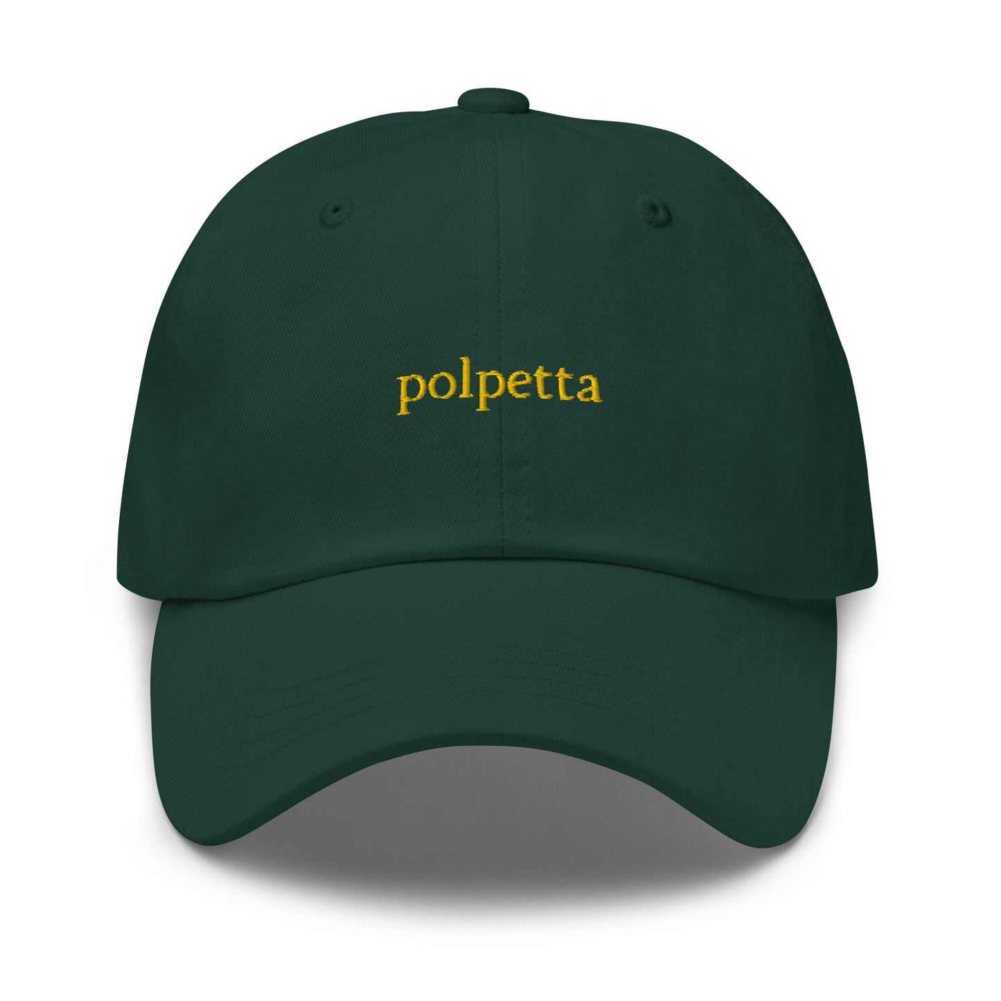 Polpetta Dad Hat - Gift for Italian food lovers - Meatball Fans - Cotton embroidered Cap