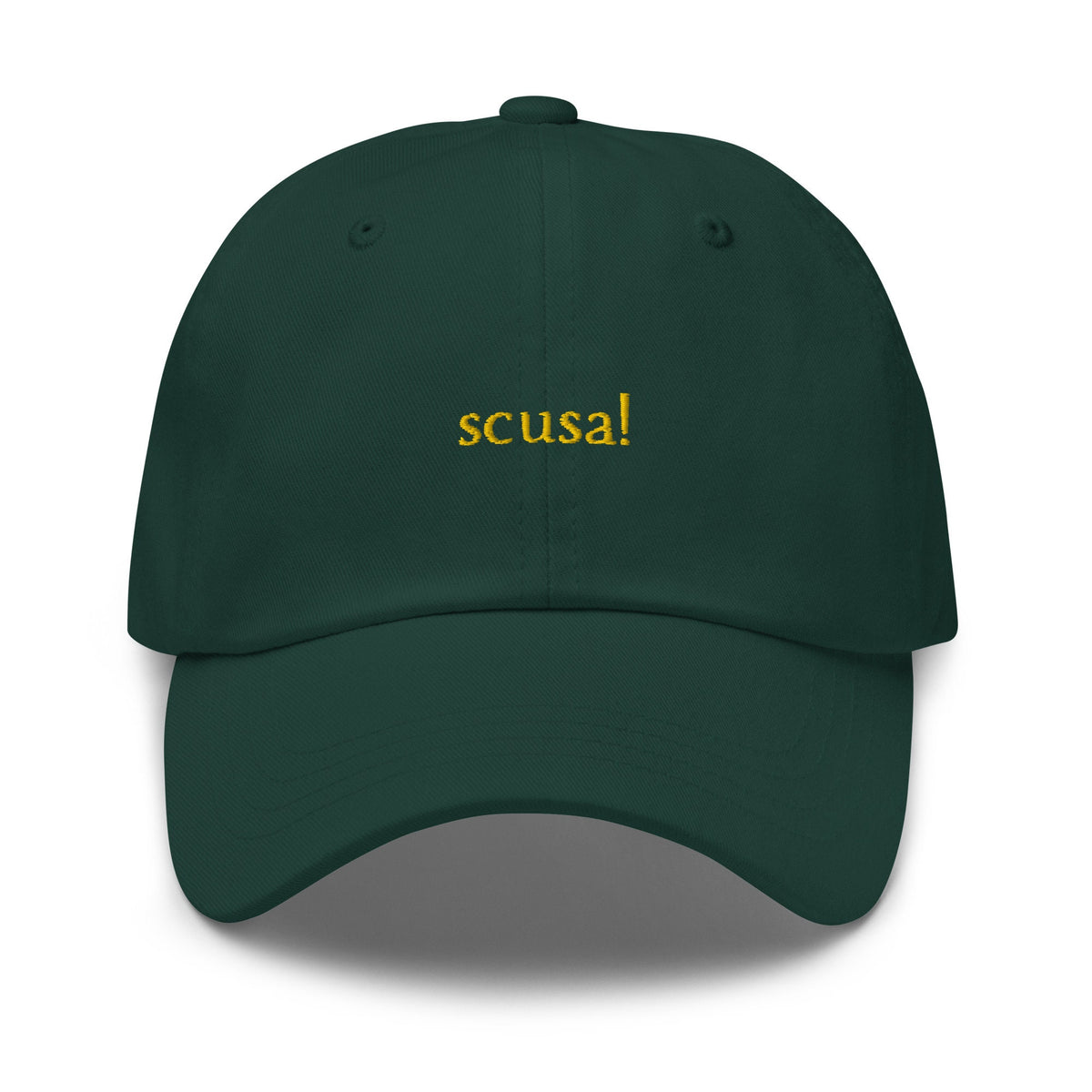 Scusa Dad Hat - Gift for Italian travel lovers - Cotton embroidered Cap