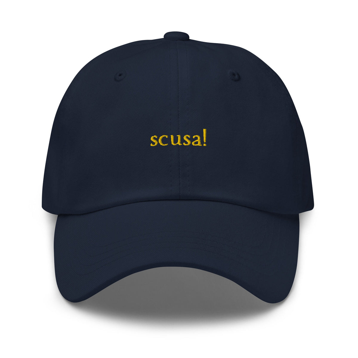 Scusa Dad Hat - Gift for Italian travel lovers - Cotton embroidered Cap