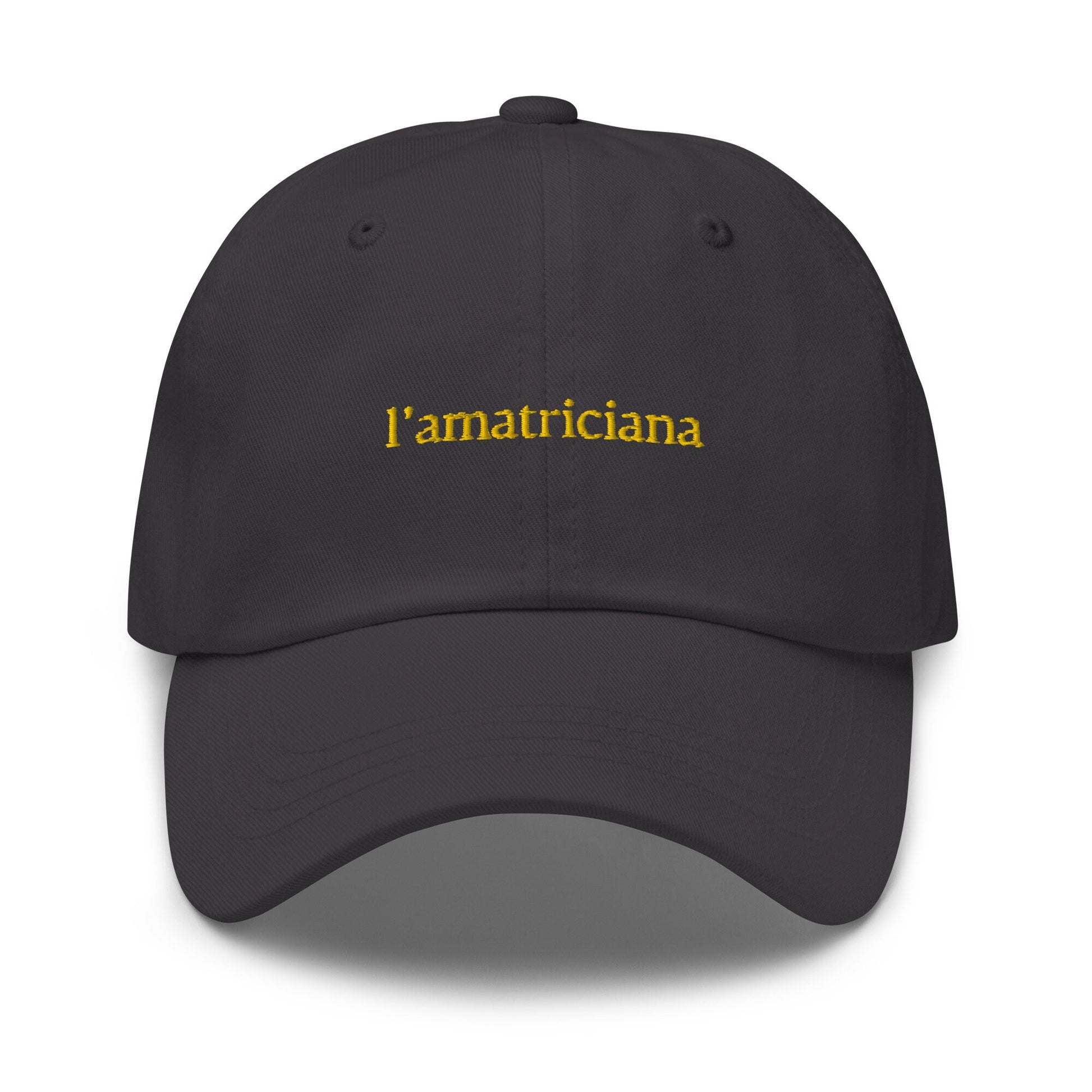 L’Amatriciana Dad Hat - Gift for Italian pasta lovers - Cotton embroidered Cap