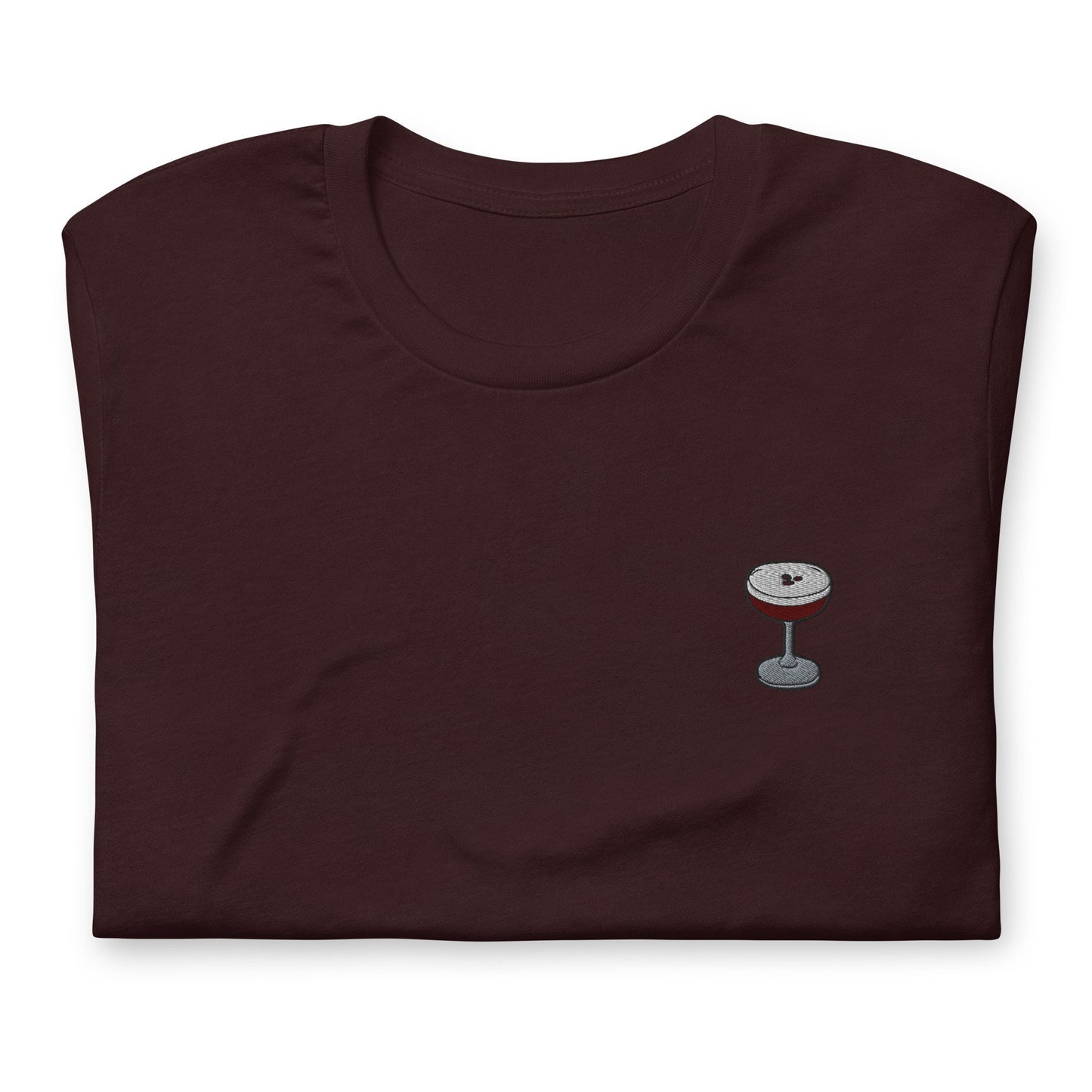 Espresso Martini T Shirt - Gift for Cocktail Lovers - Minimalist Embroidered Shirt - Multiple Colours