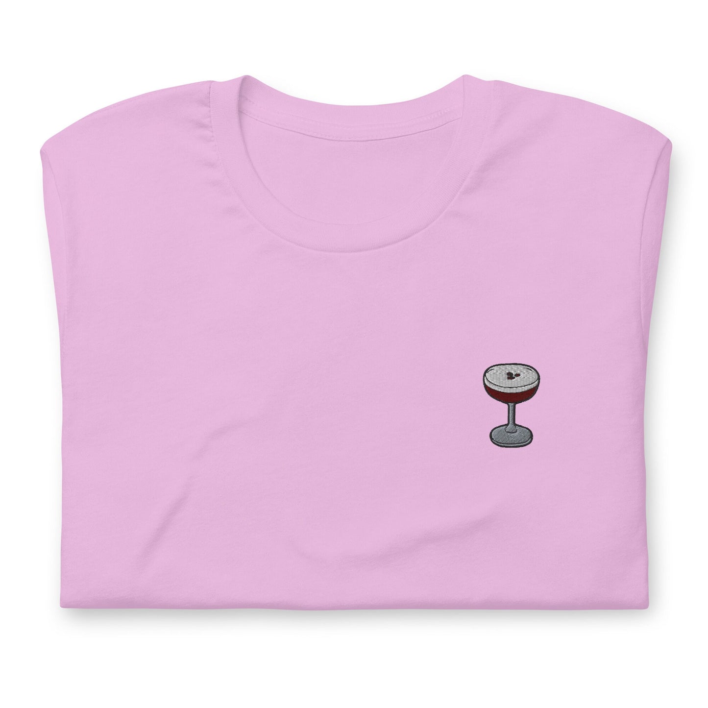 Espresso Martini T Shirt - Gift for Cocktail Lovers - Minimalist Embroidered Shirt - Multiple Colours