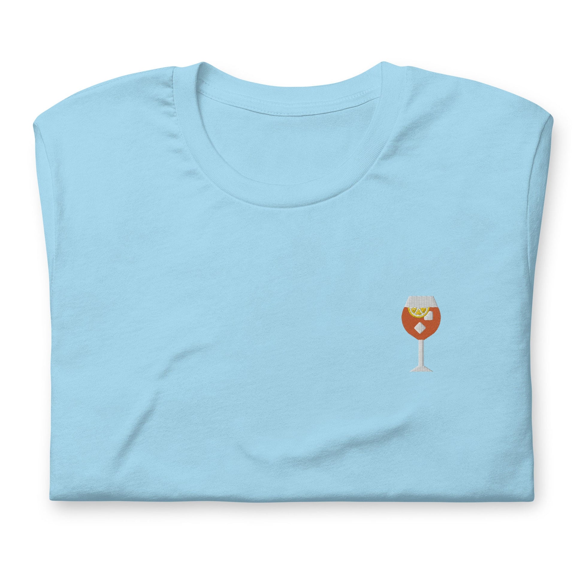 Spritz T Shirt - Minimalist Embroidered Shirt - Multiple Colours