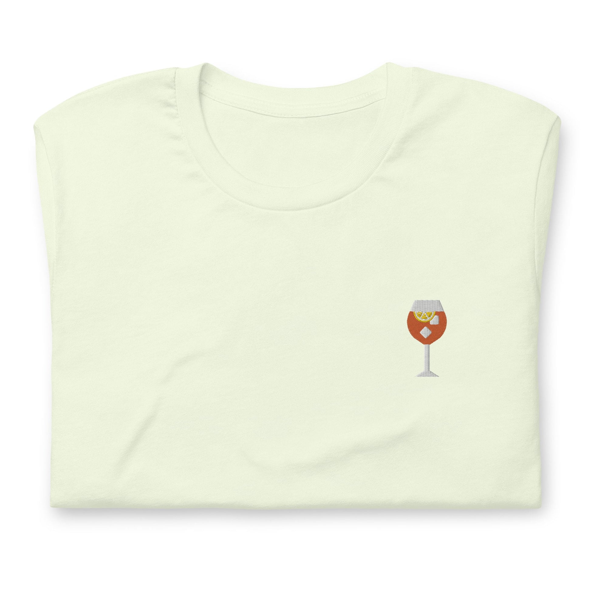Spritz T Shirt - Minimalist Embroidered Shirt - Multiple Colours