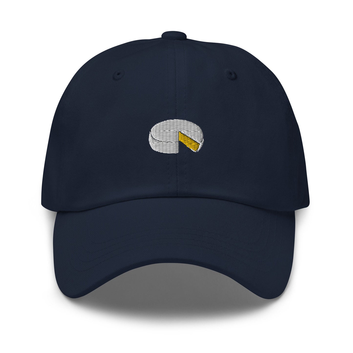 Brie Dad Hat - Gift for Cheese Lovers - Minimalist Embroidered Cap - Multiple Colours