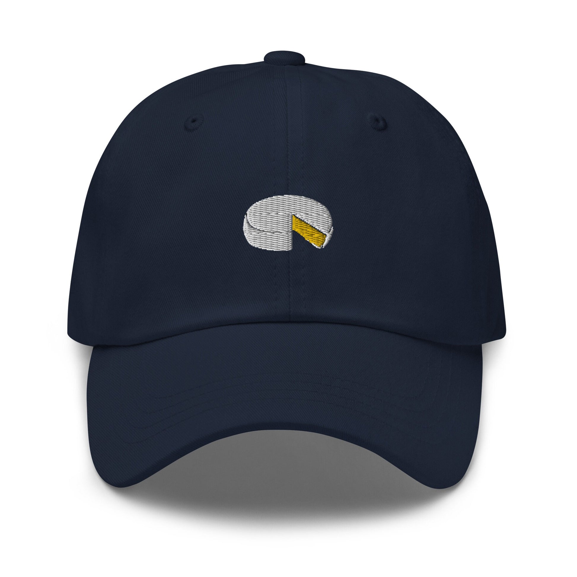 Brie Dad Hat - Gift for Cheese Lovers - Minimalist Embroidered Cap - Multiple Colours