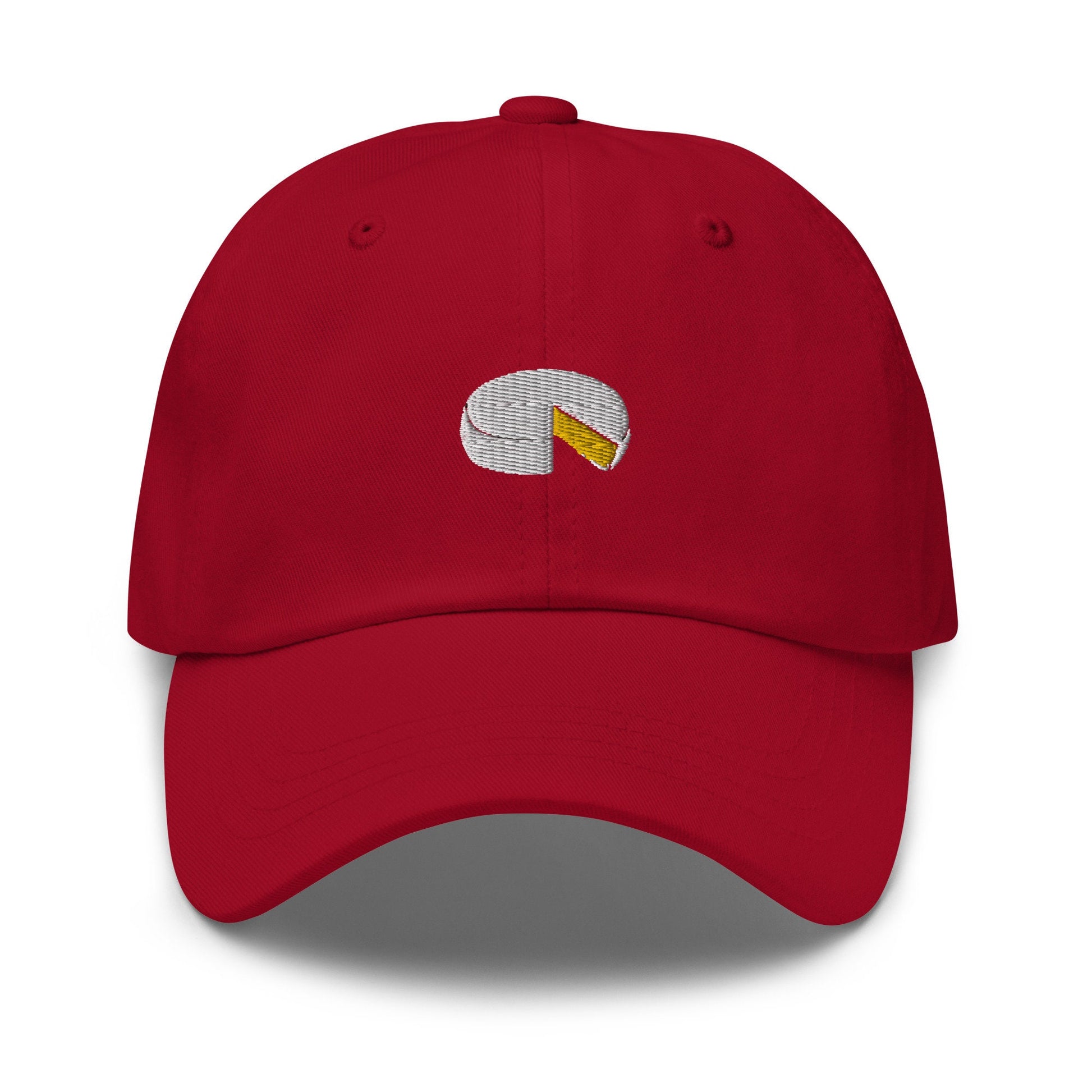 Brie Dad Hat - Gift for Cheese Lovers - Minimalist Embroidered Cap - Multiple Colours