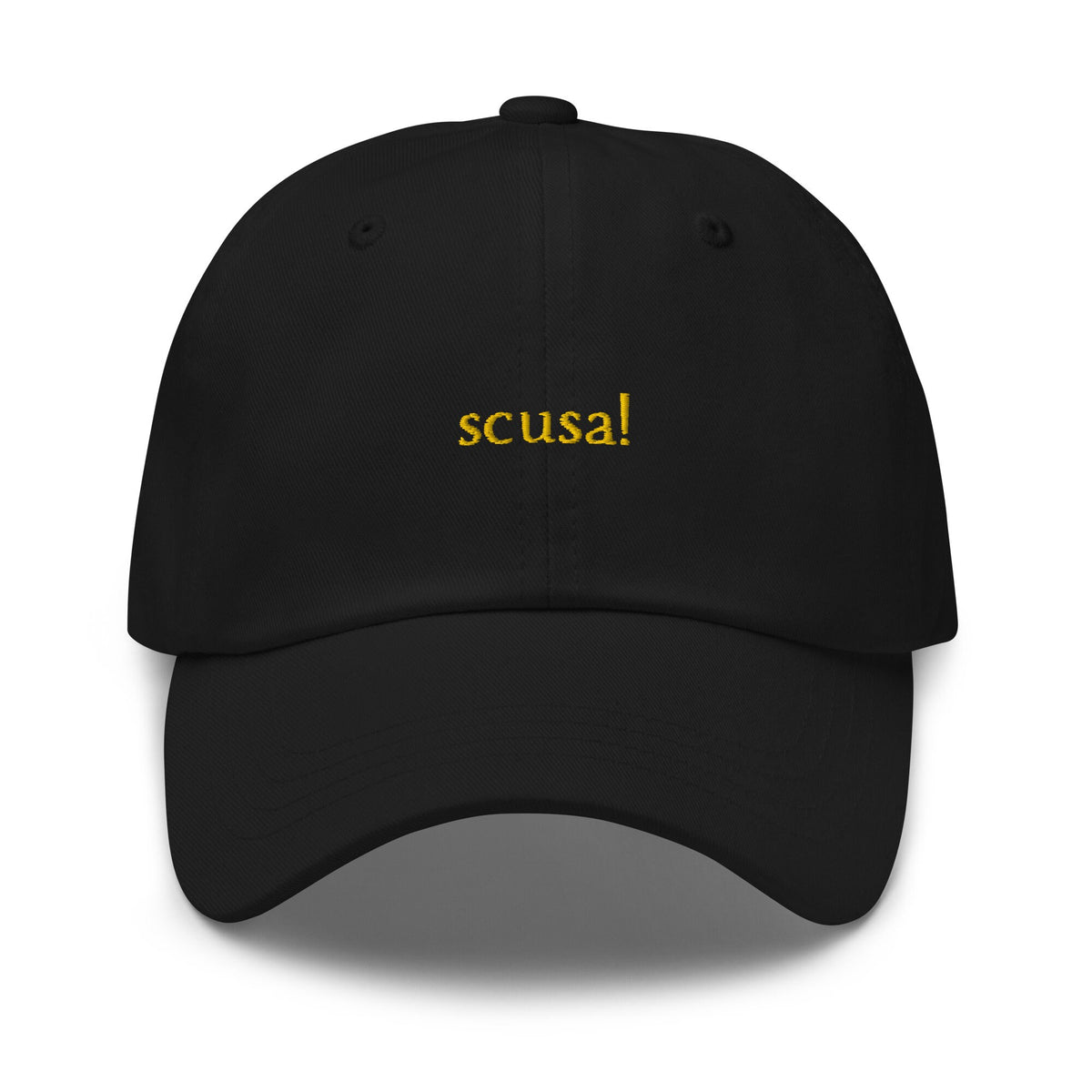 Scusa Dad Hat - Gift for Italian travel lovers - Cotton embroidered Cap