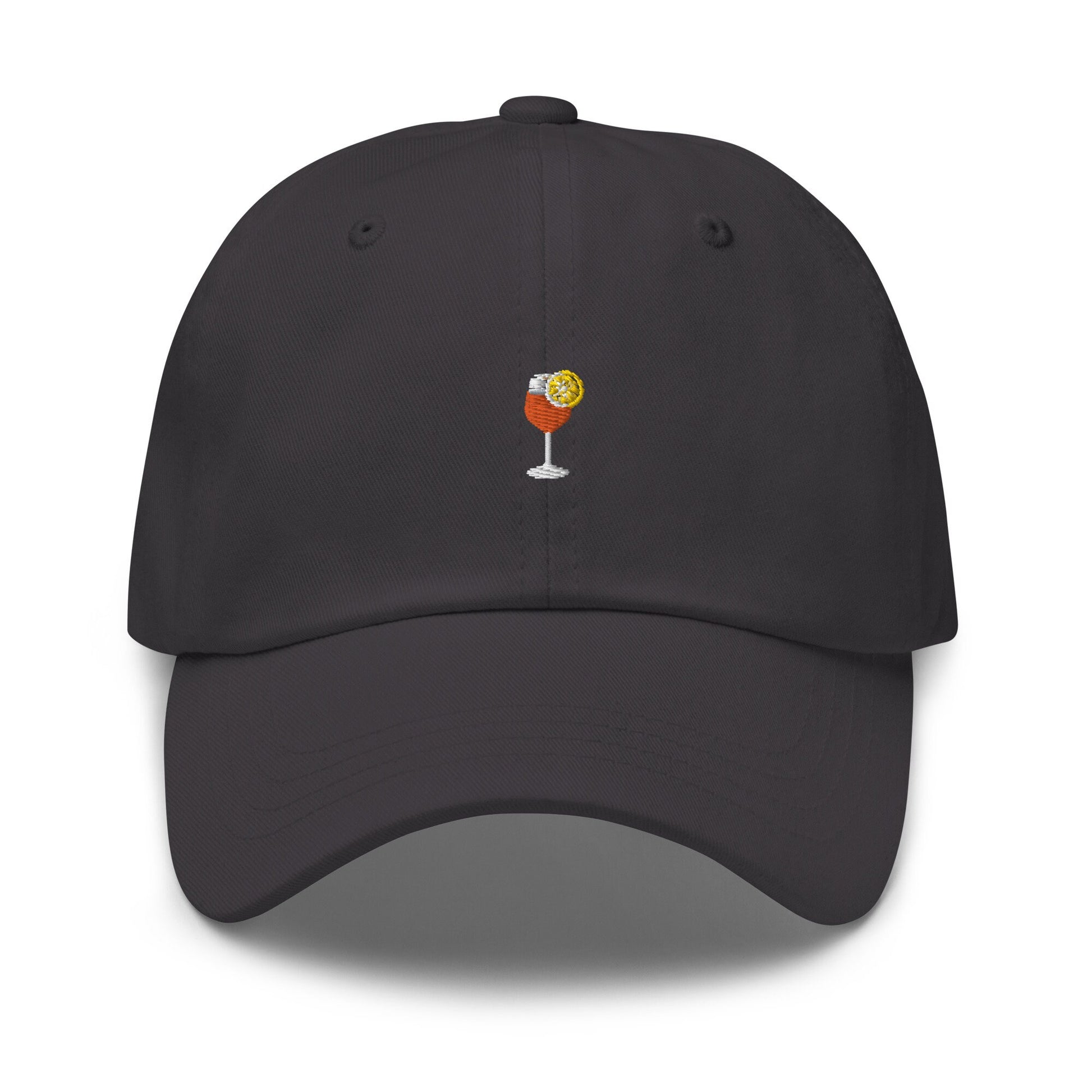 Aperol Spritz Hat - Trendy Cocktail Merch - Minimalist Embroidered Staff Cotton Hat