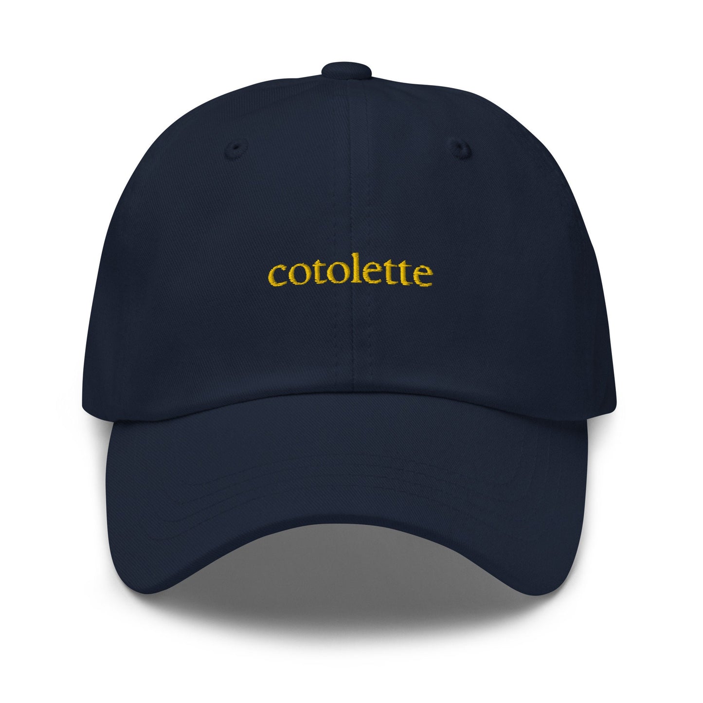 Cotolette Dad Hat - Gift for Italian pasta lovers - Cotton embroidered Cap