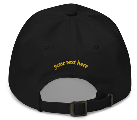 Add-On: Back, Front, or Side Hat Embroidery (Customization Only – Hat Not Included)