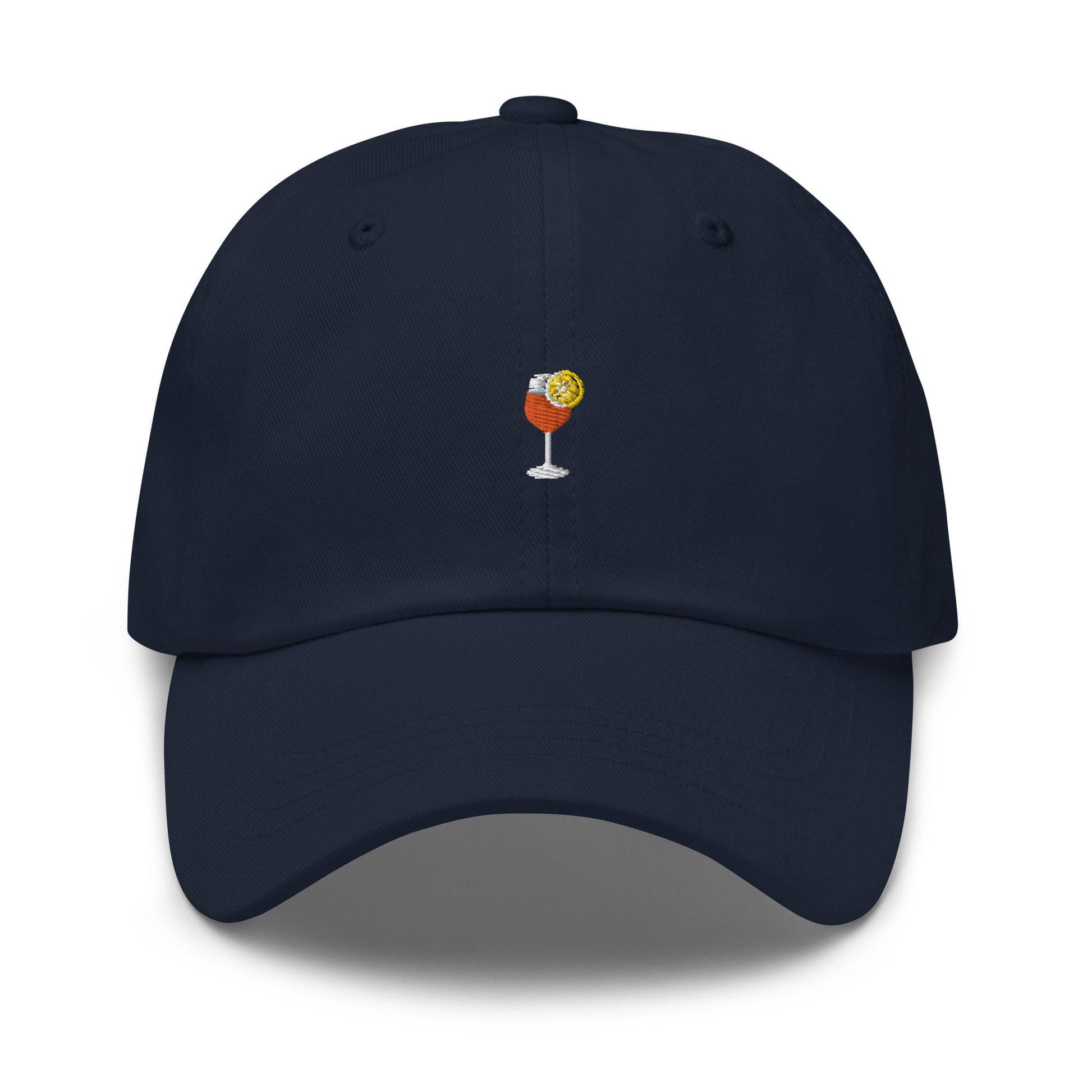 Aperol Spritz Hat - Trendy Cocktail Merch - Minimalist Embroidered Staff Cotton Hat