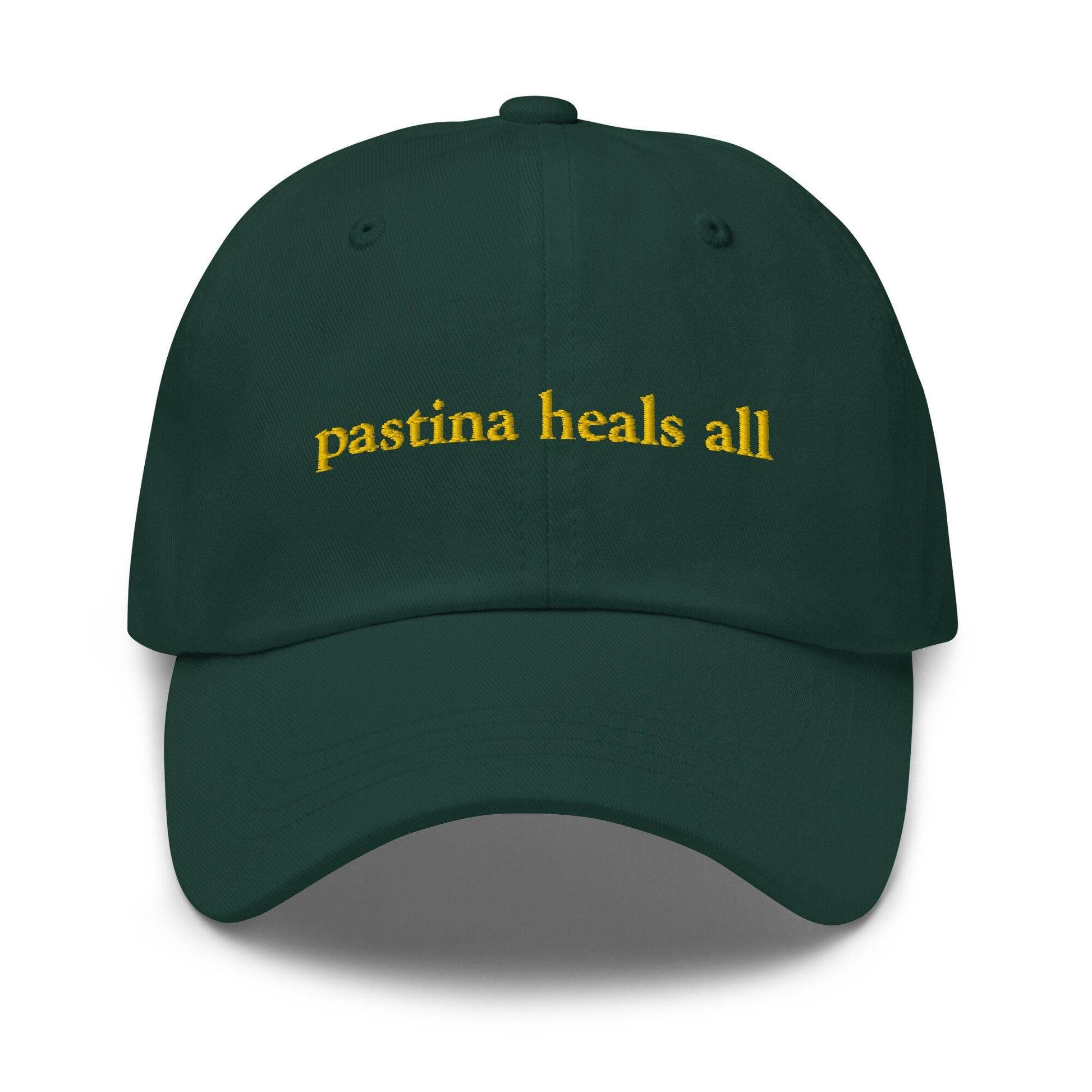 Pastina Dad Hat - Healing Broth of the Gods - Italian Brodo Home Remedy - Minimalist Cotton embroidered Cap - Multiple Colors