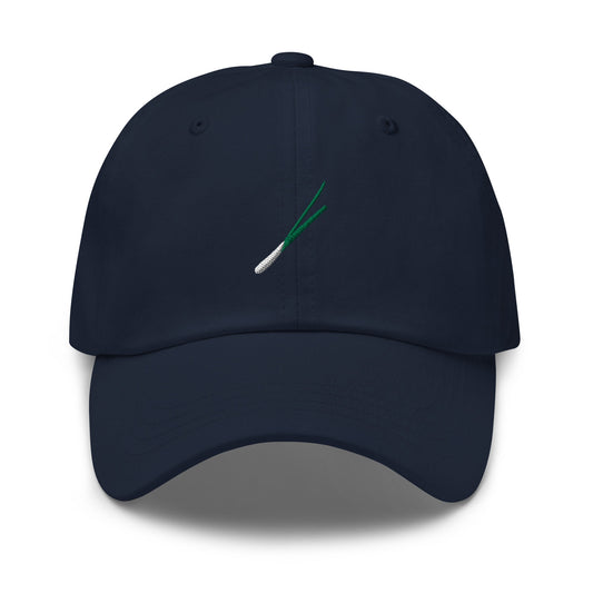 Green Onion Hat - Scallion - Foodie Gift - Multiple Colors - Cotton Embroidered Cap