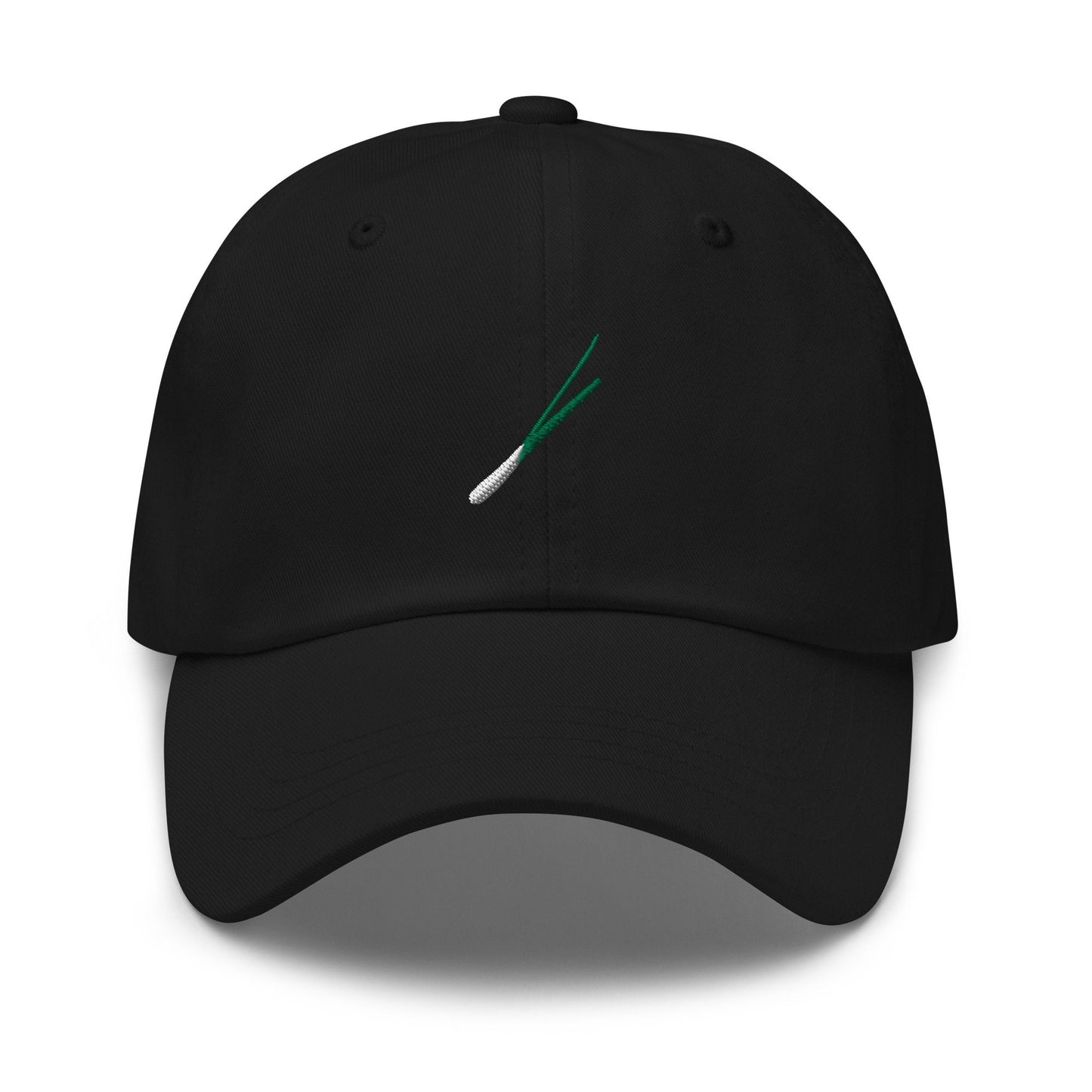 Green Onion Hat - Scallion - Foodie Gift - Multiple Colors - Cotton Embroidered Cap