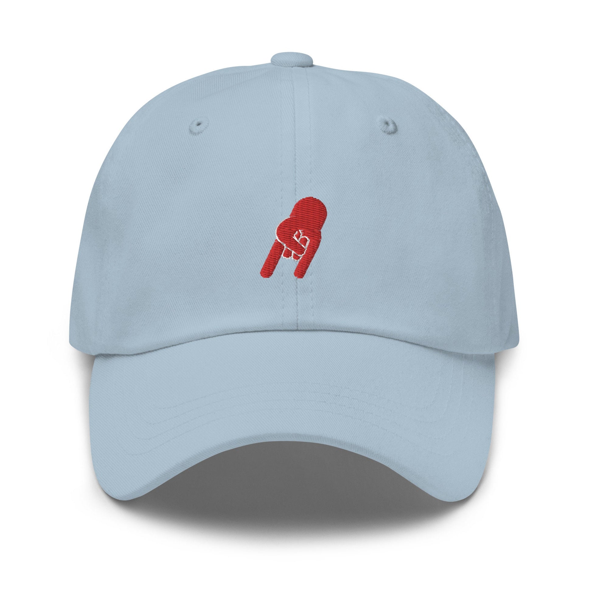 Mano Cornuto Hat - Italian Horn, Evil Eye, Malocchio, Cornicello - Cotton Embroidered Dad Cap - Multiple Colors