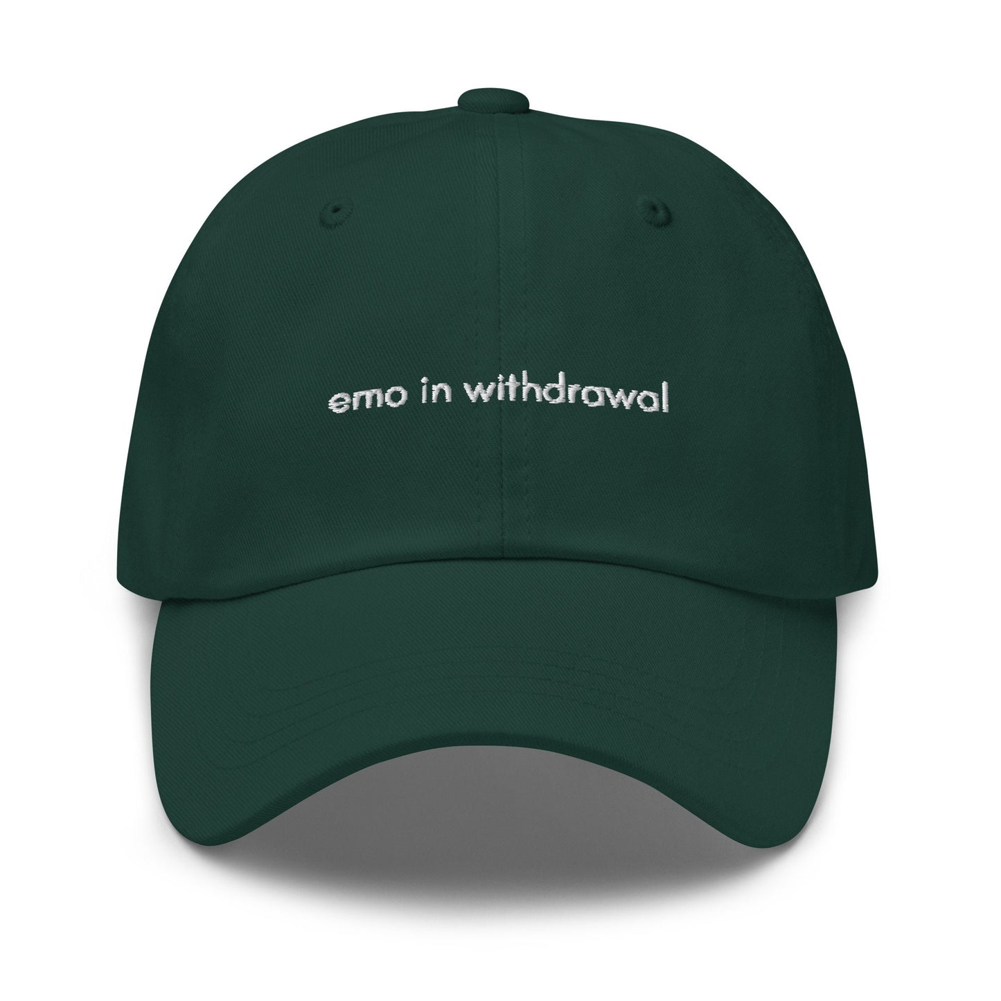 Emo Dad Hat - It was never a phase - Cotton Embroidered Cap - Multiple Colors