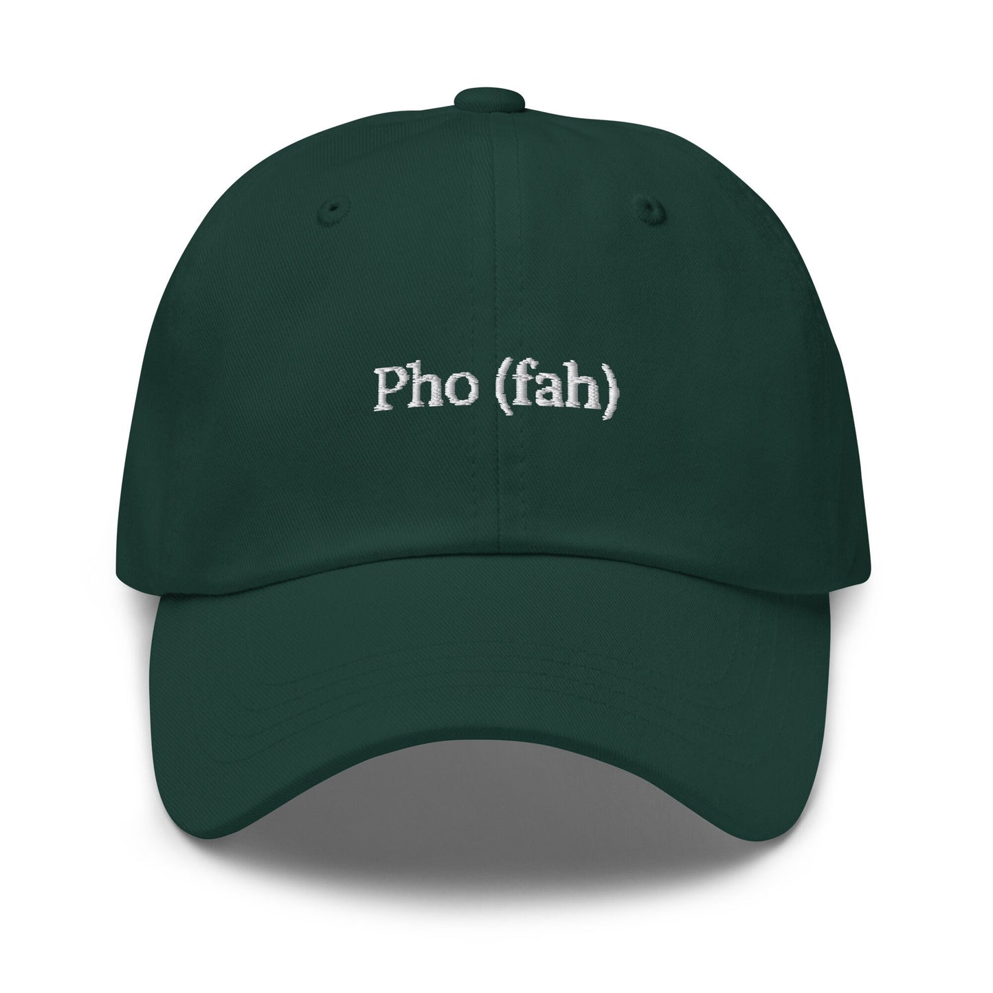Pho Dad Hat - Gift for Brothy Viet Soup Lovers - Embroidered Cotton Hat - Multiple Colors